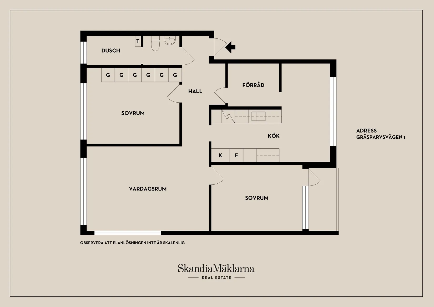 Bostadsrätt, Gråsparvsvägen 1, Råby, Västerås