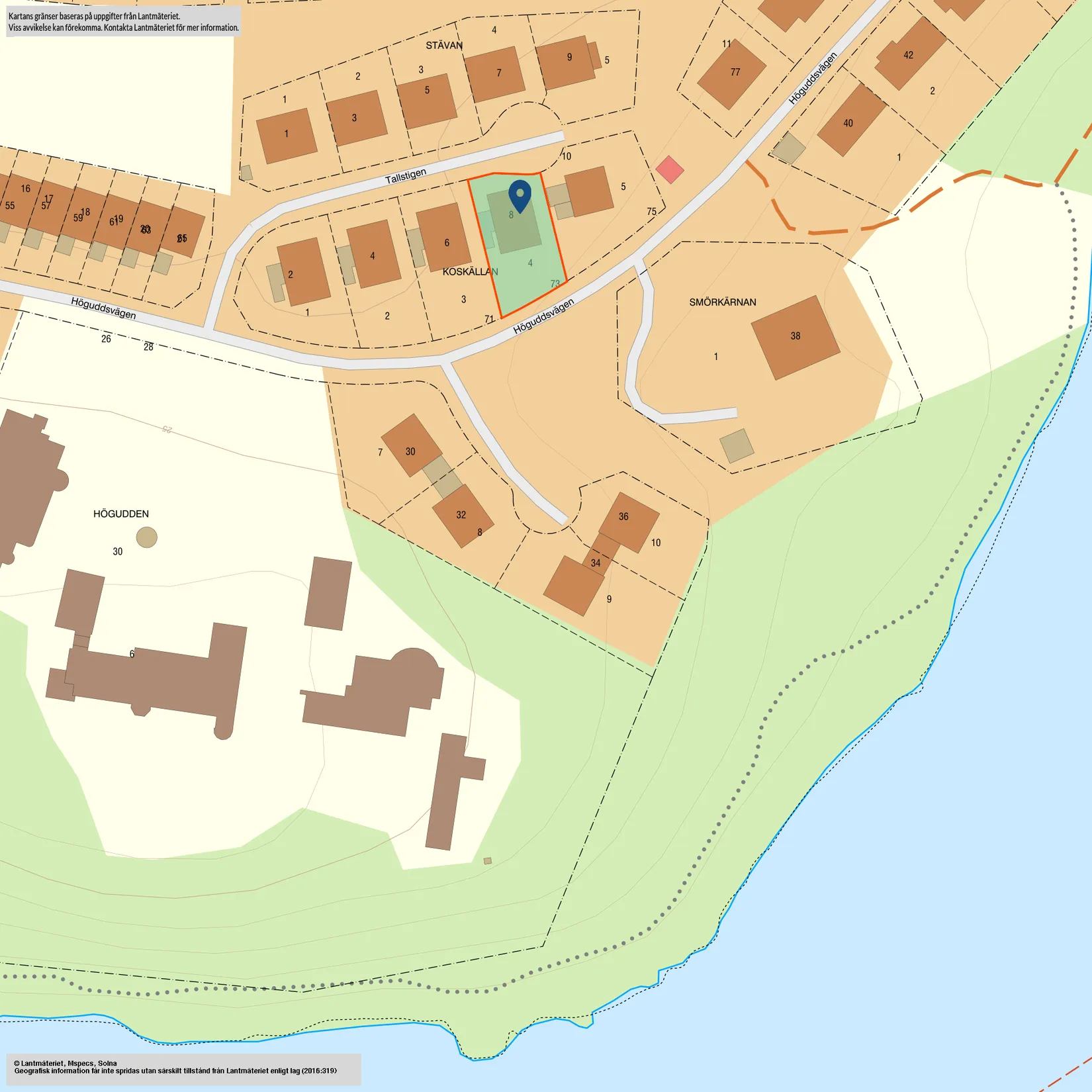 Villa, Tallstigen 8, Högberga, Lidingö