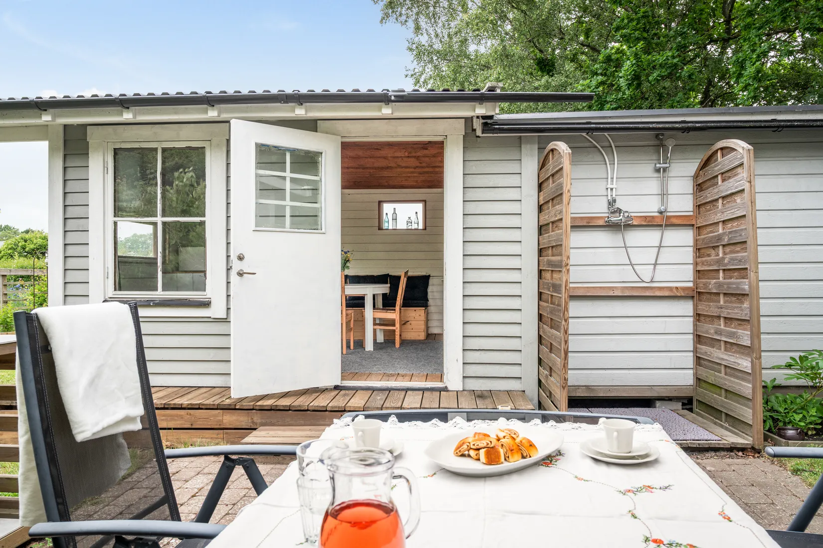 Fritidshus, Kolonivägen 7 - Kolonistuga (nr 58) på koloniområdet Oskarshem I, Oscarshem, Lund