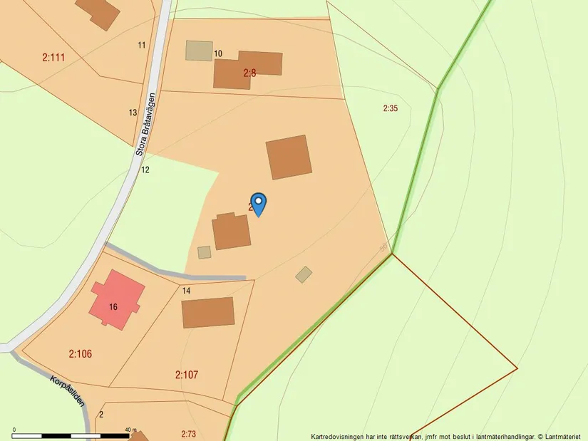 Villa, Stora Bråtavägen 12, Lerum-Stora Bråta, Lerum