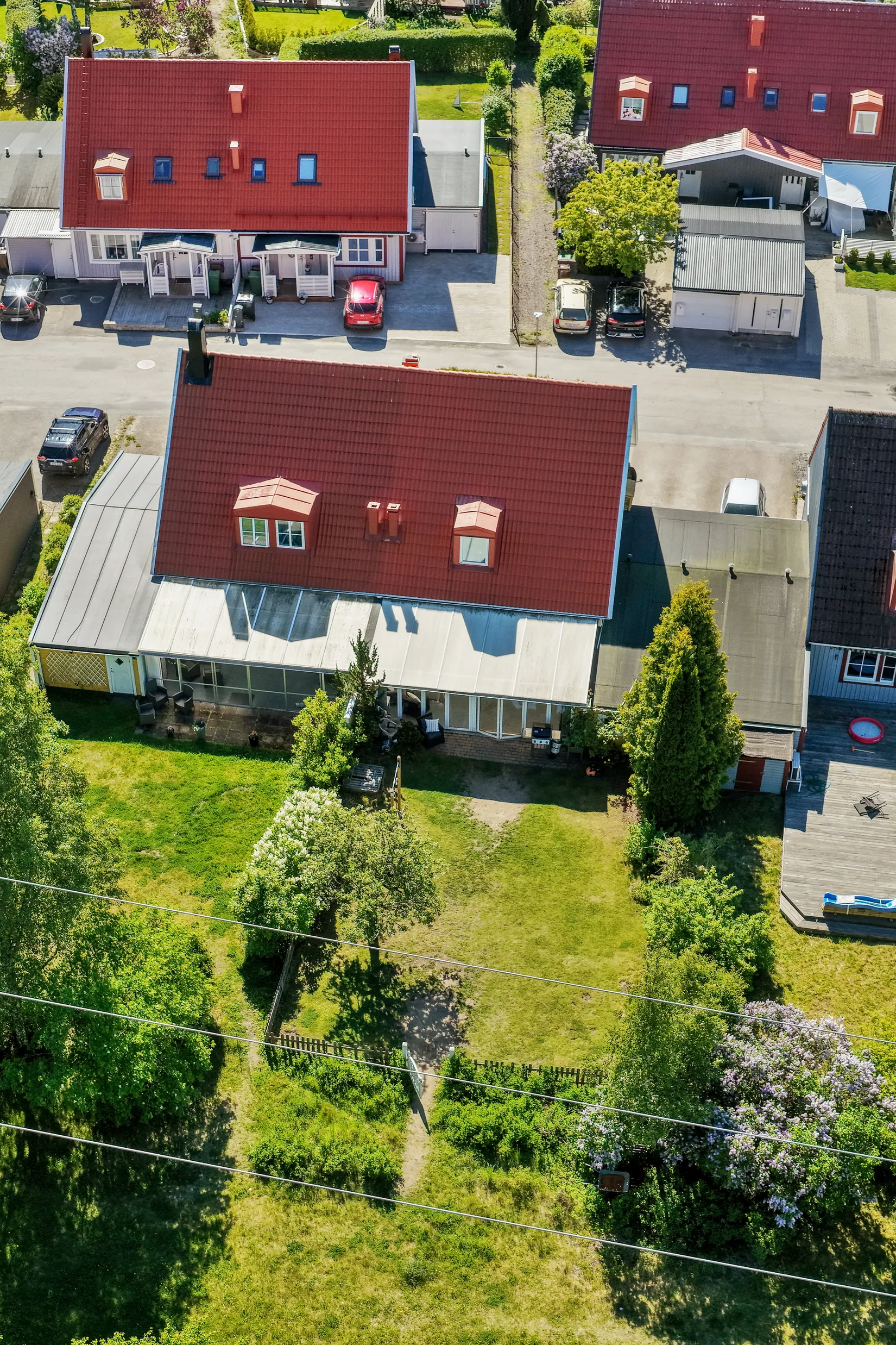 Villa, Radhus, Vattenmåravägen 60, Sjukyrkoberget, Upplands Väsby