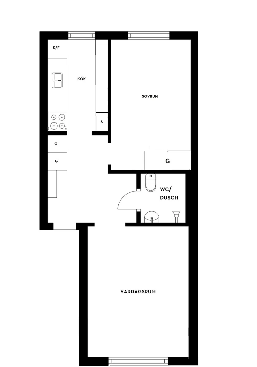 Bostadsrätt, Sliparvägen 3B, Högbrunn, Nyköping