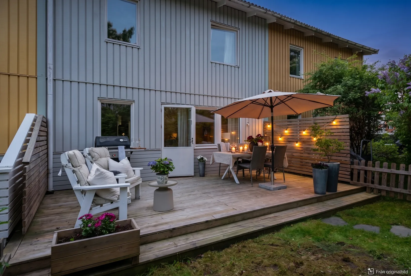 Villa, Radhus, Alliansvägen 10, Gribbylund, Täby