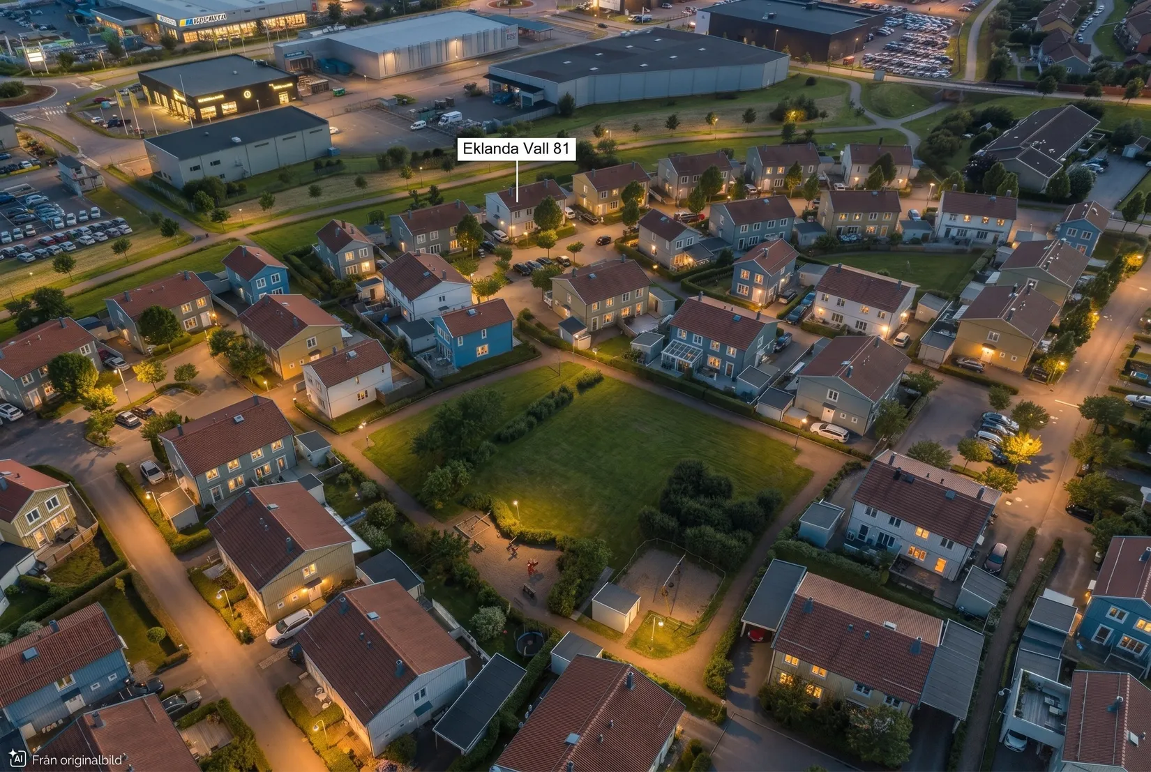 Radhus, Eklanda vall 81, Eklanda, Mölndal