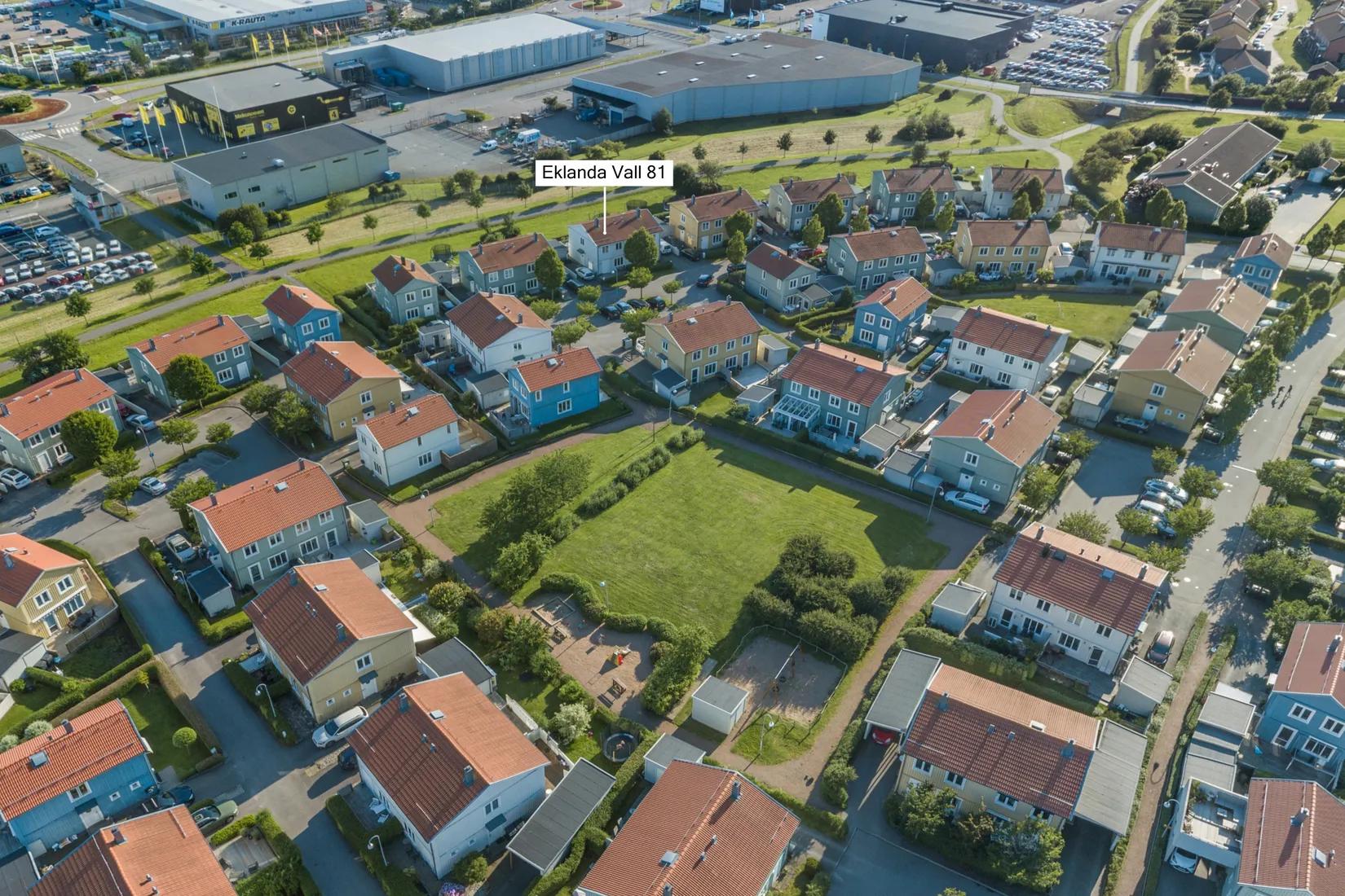 Radhus, Eklanda vall 81, Eklanda, Mölndal