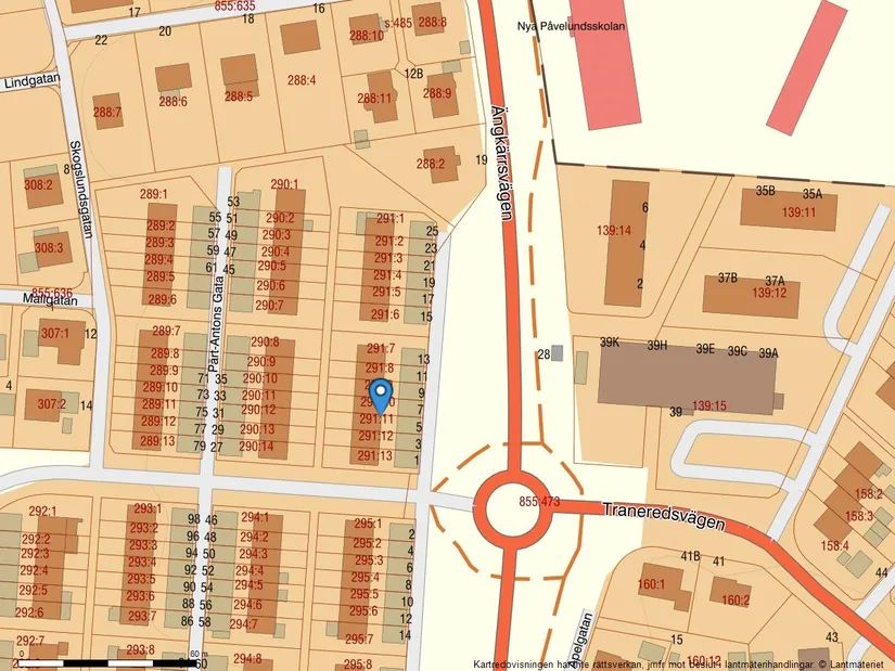 Villa, Radhus, Pärt-Antons Gata 7, Påvelund, Göteborg