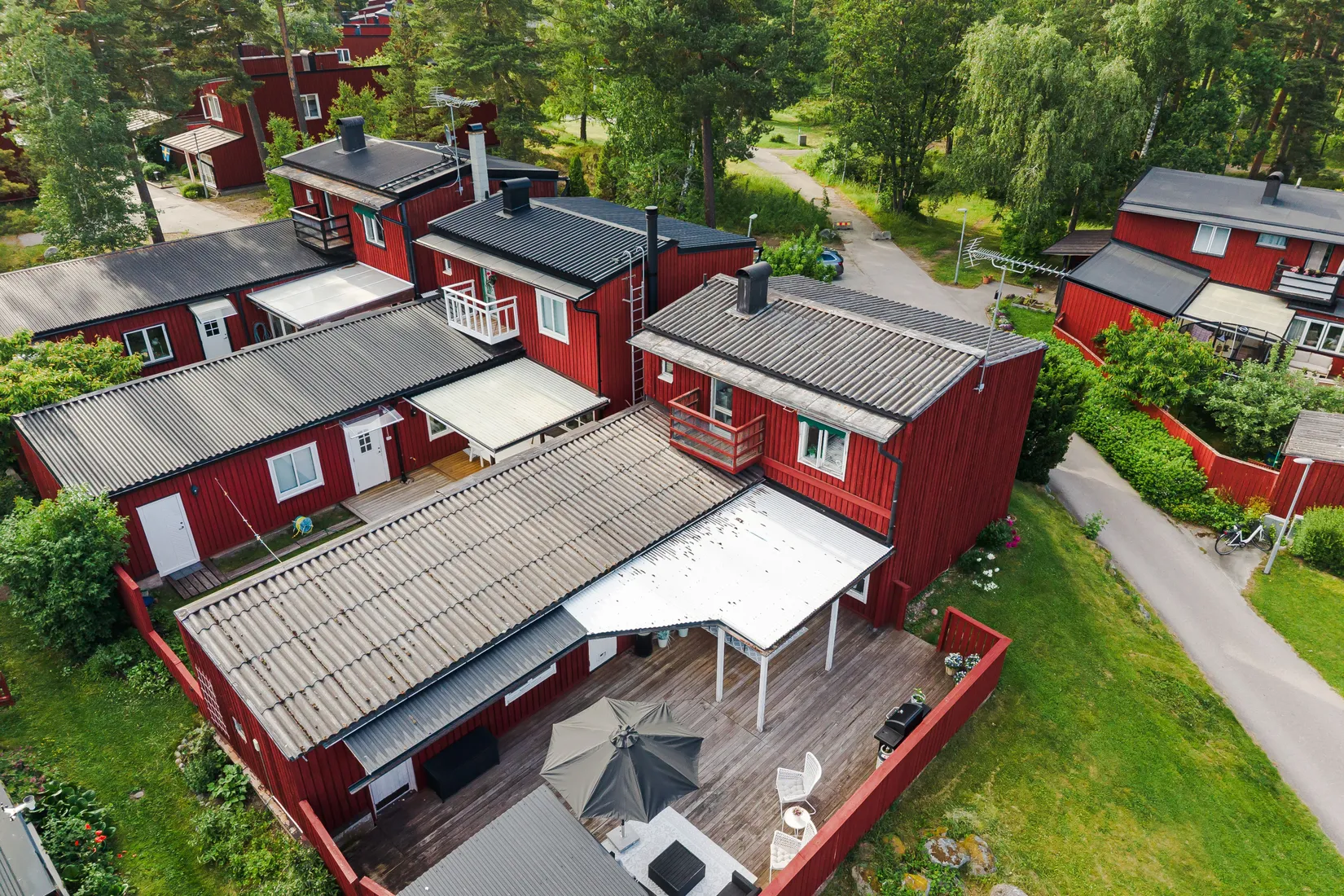 Radhus, Brunnsvägen 150A, Strängnäs