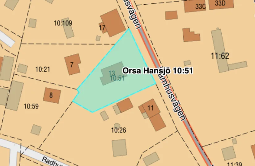 Villa, Våmhusvägen 13, Orsa