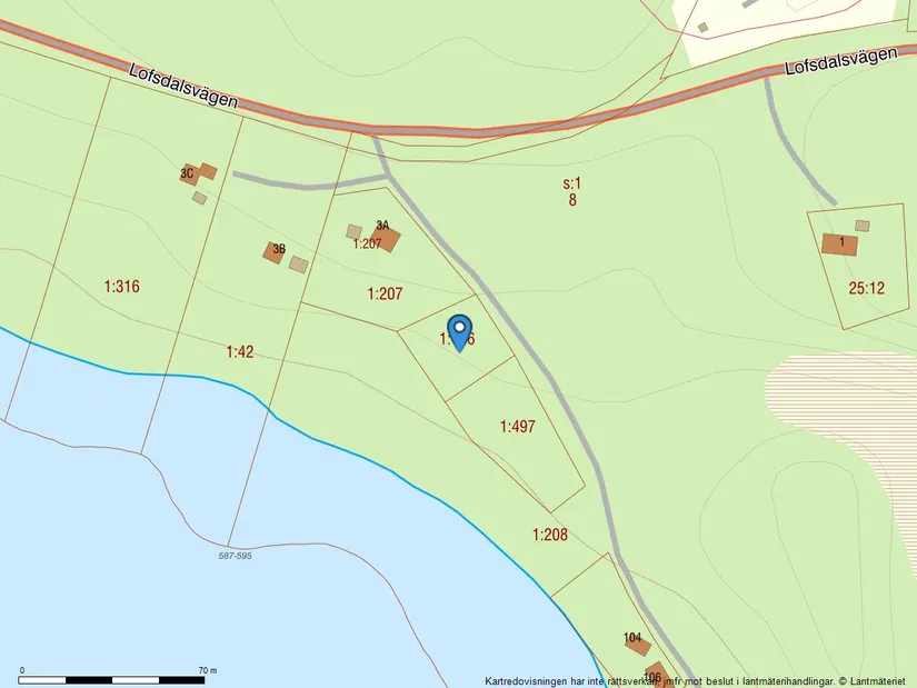 Tomt, Tomt vid Lofssjön, Härjedalen
