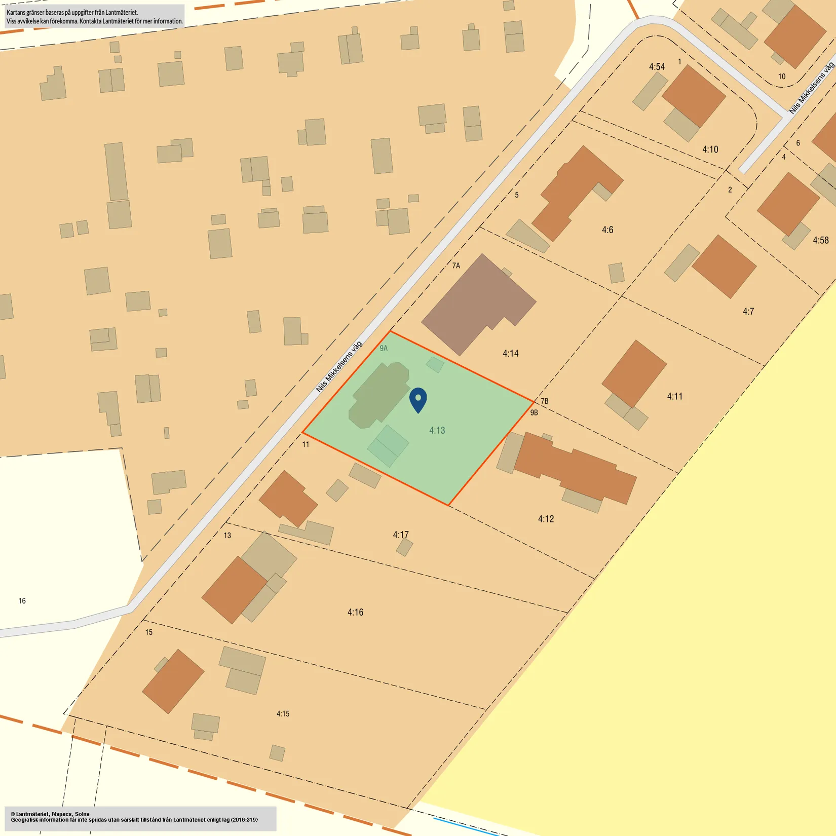 Villa, Nils Mikkelsens väg 9A, Nosaby, Kristianstad