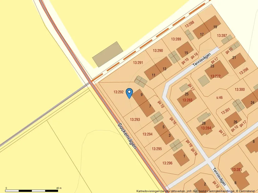 Villa, Radhus, Tennisvägen 9, Abbekås, Skurup