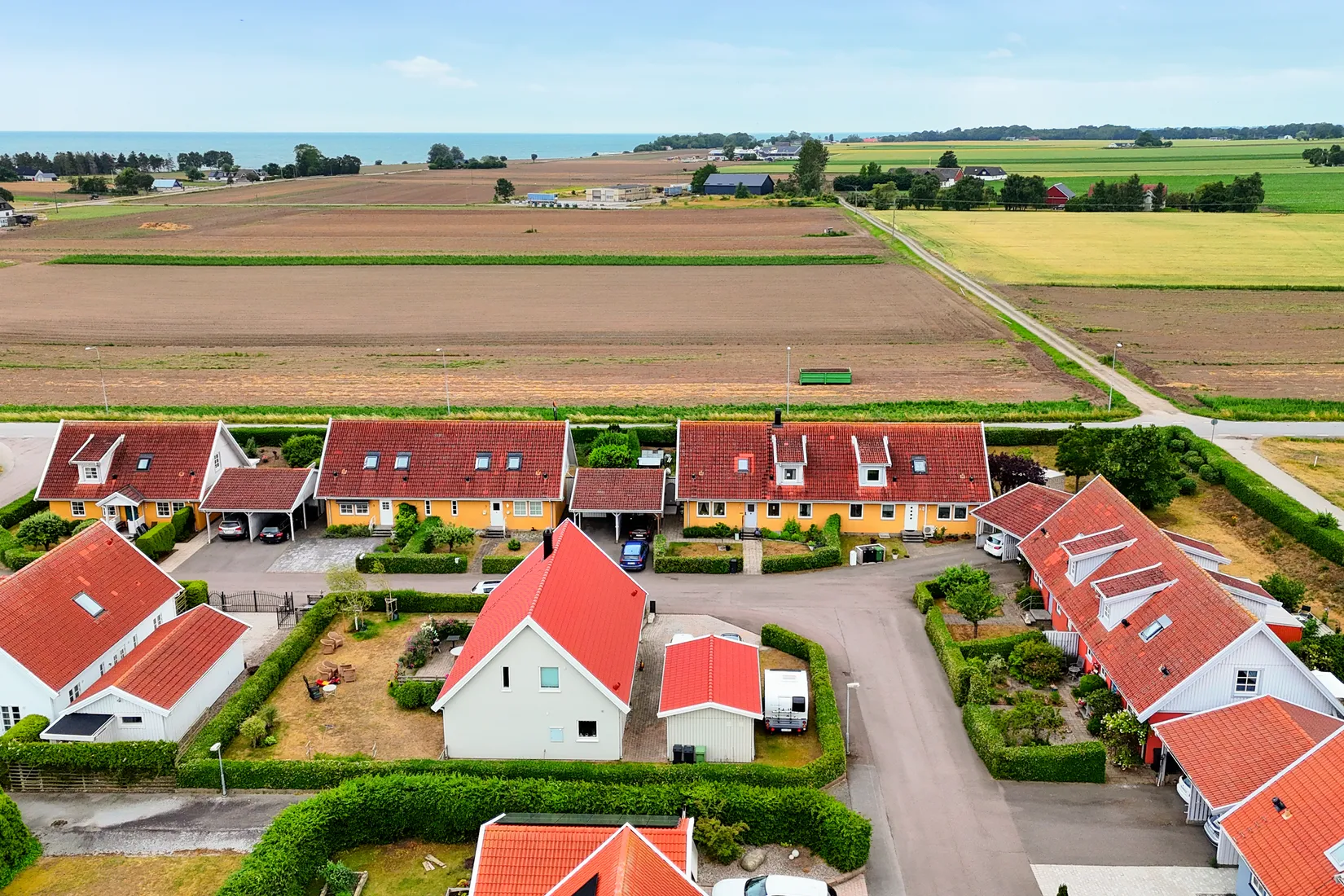Radhus, Tennisvägen 9, Abbekås, Skurup
