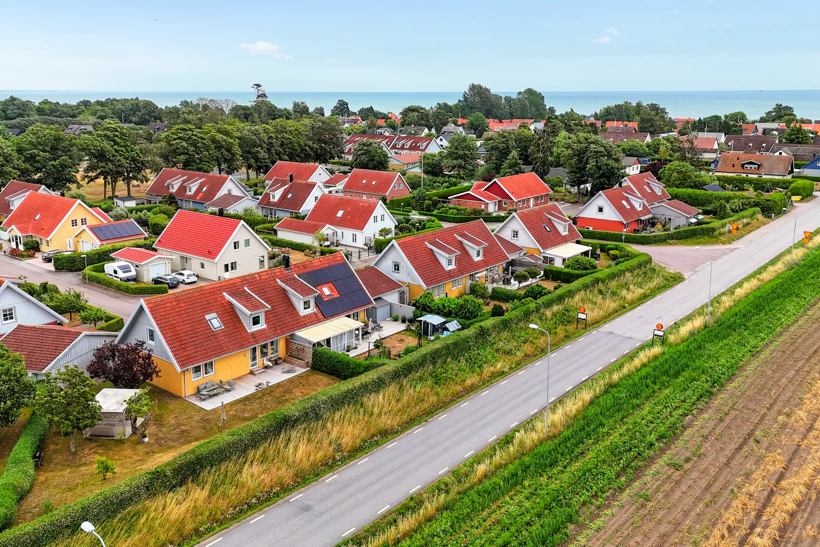 Radhus, Tennisvägen 9, Abbekås, Skurup