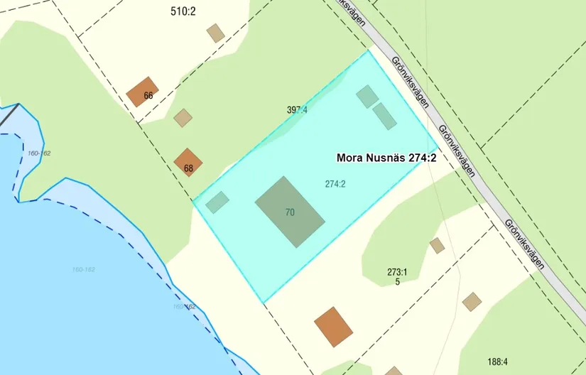 Villa, Grönviksvägen 70, Nusnäs, Mora