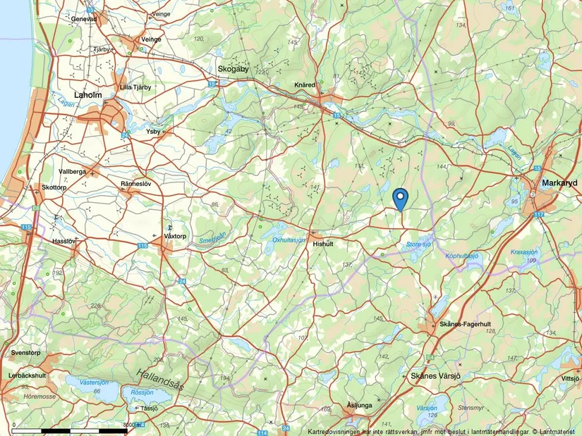 Gård/Skog, Högarydsvägen 59, Hishult, Laholm