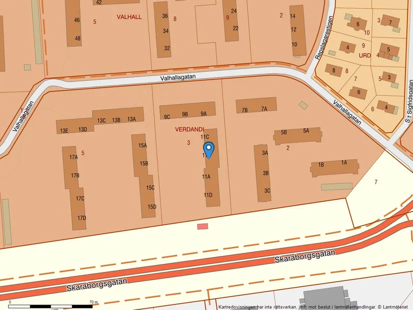 Bostadsrätt, Valhallagatan 11B, Skara
