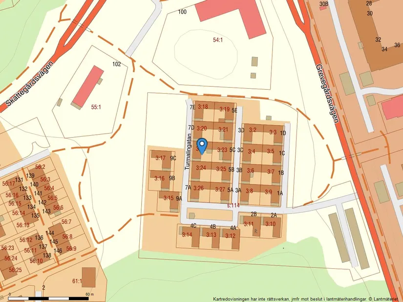Villa, Radhus, Turmalingatan 7C, Önnered, Göteborg