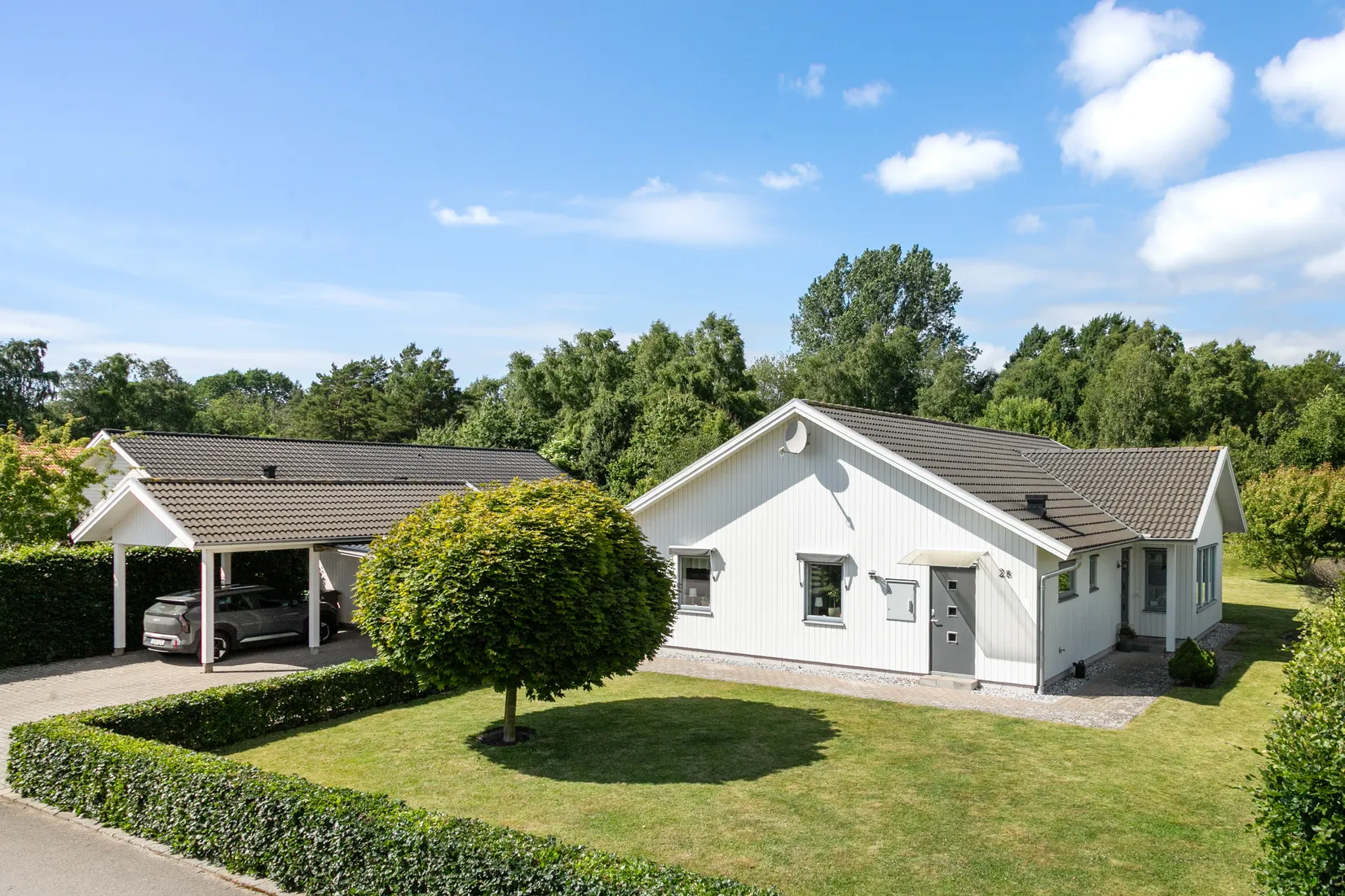 Villa, Nygrannes gata 2B, Träslöv, Varberg