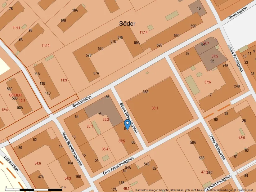 Bostadsrätt, Södra Skeppargatan 6A, Söder, Gävle