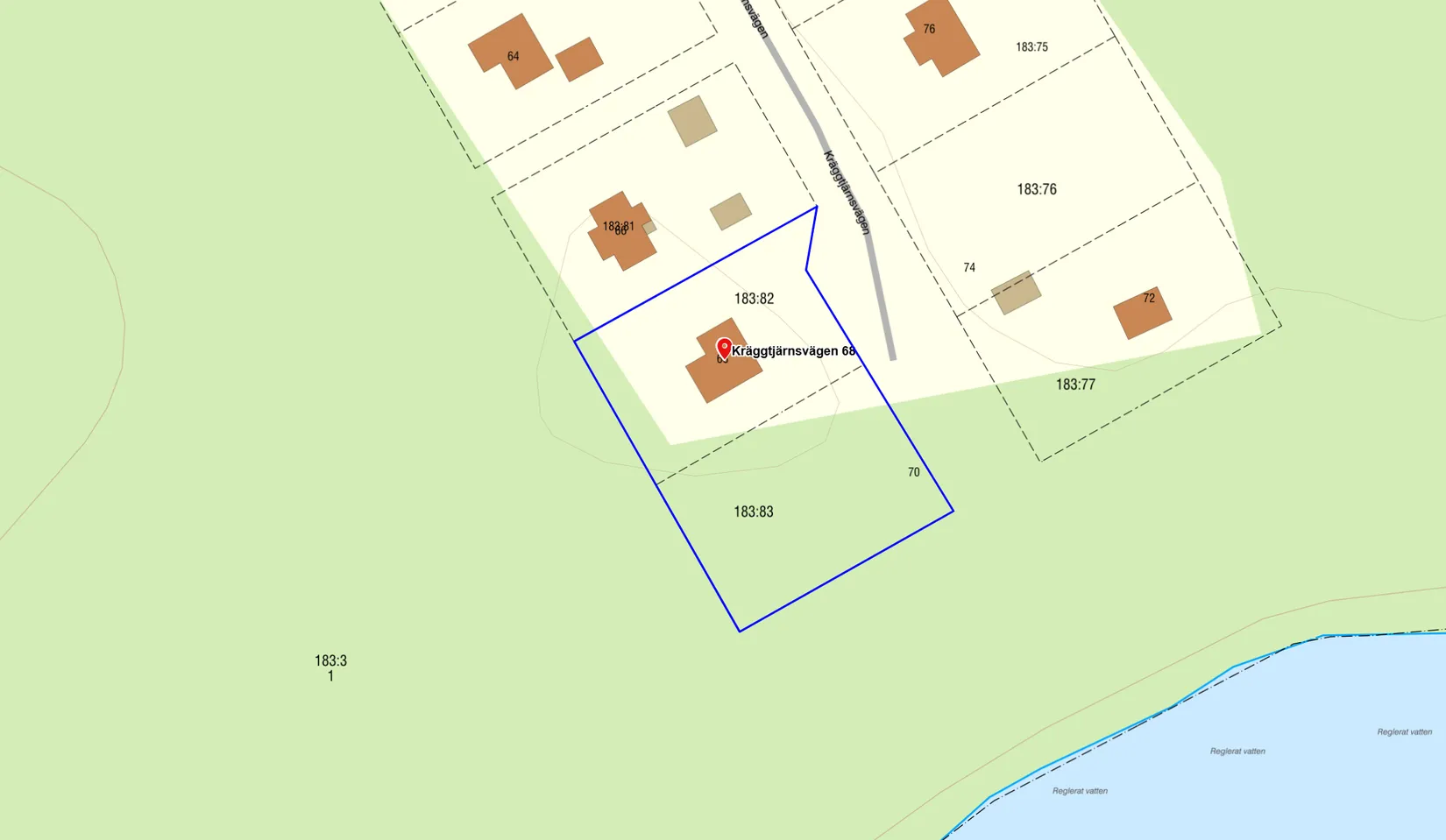 Fritidshus, Kräggtjärnsvägen 68, Mora