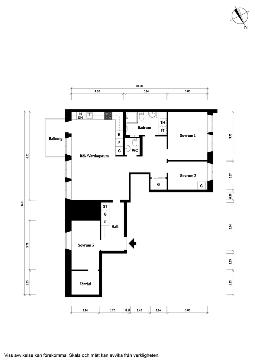 Bostadsrätt, Sjupundsgatan 35, Högsbohöjd, Göteborg