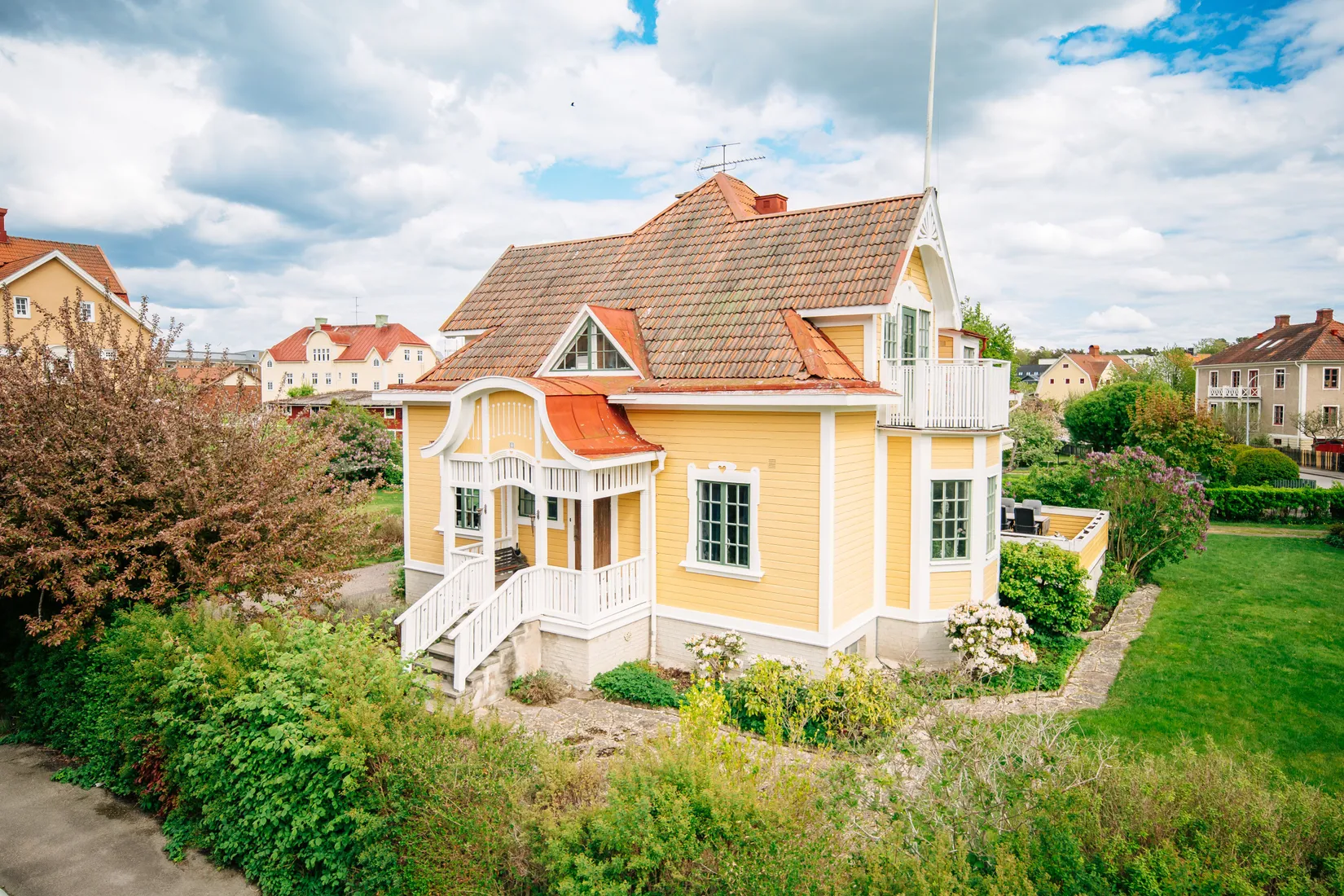 Villa, Borgmästaregatan 4, Mariestad