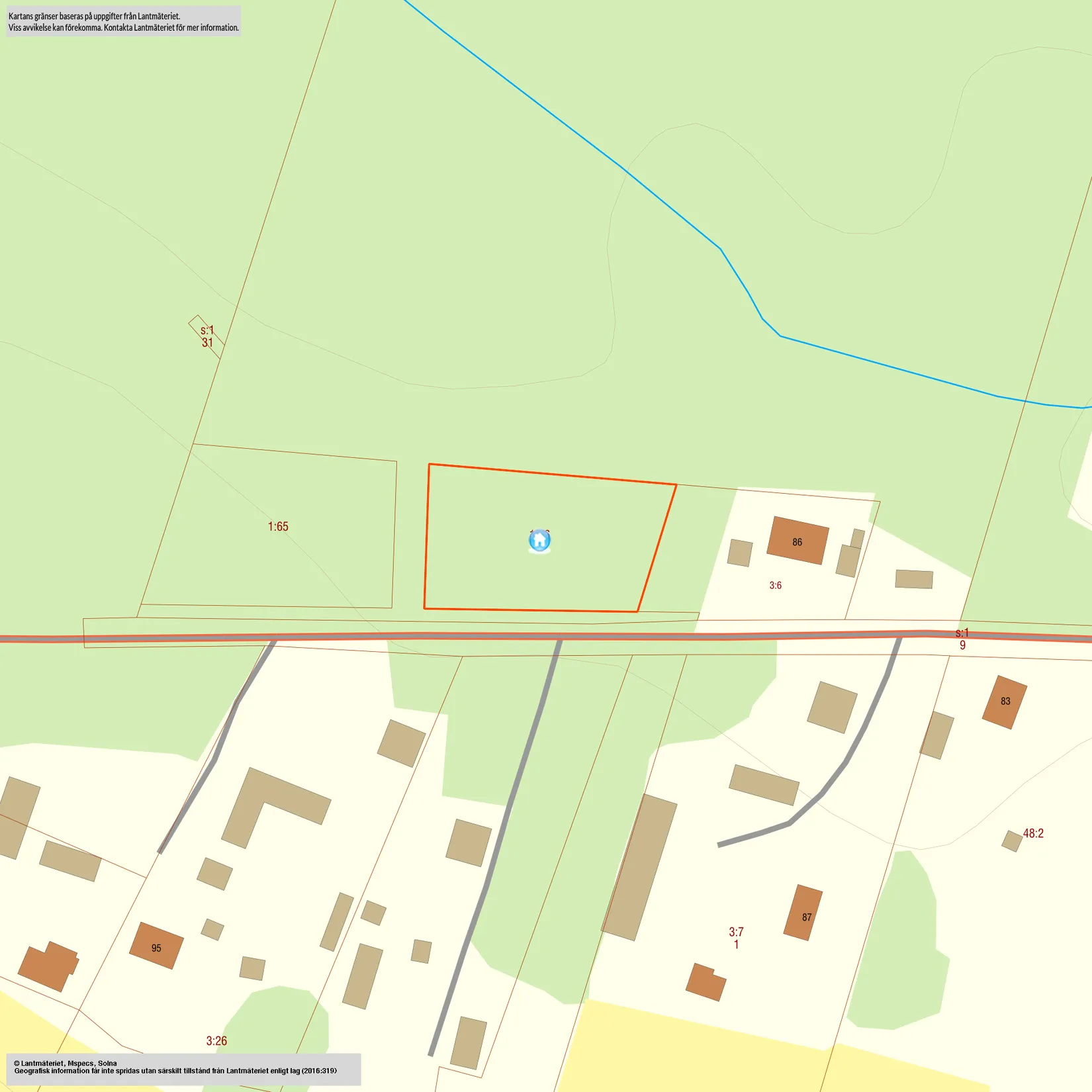 Tomt, Gummark 1:66, Gummark, Skellefteå