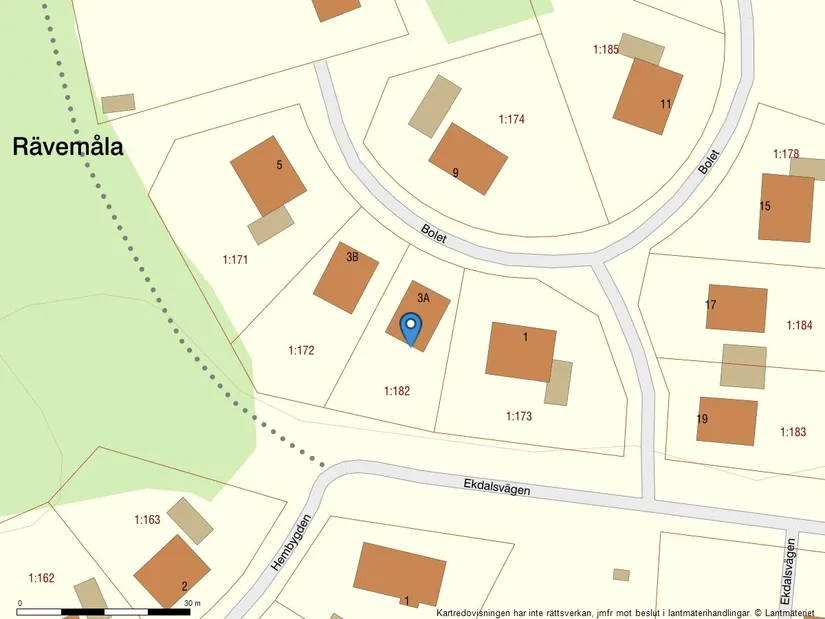 Villa, Radhus, Bolet 3A, Tingsryd