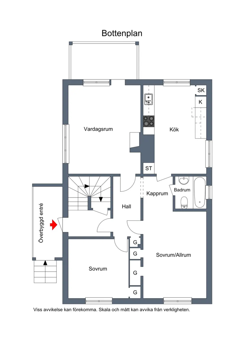 Villa, Prästvägen 22, Centralt, Malå