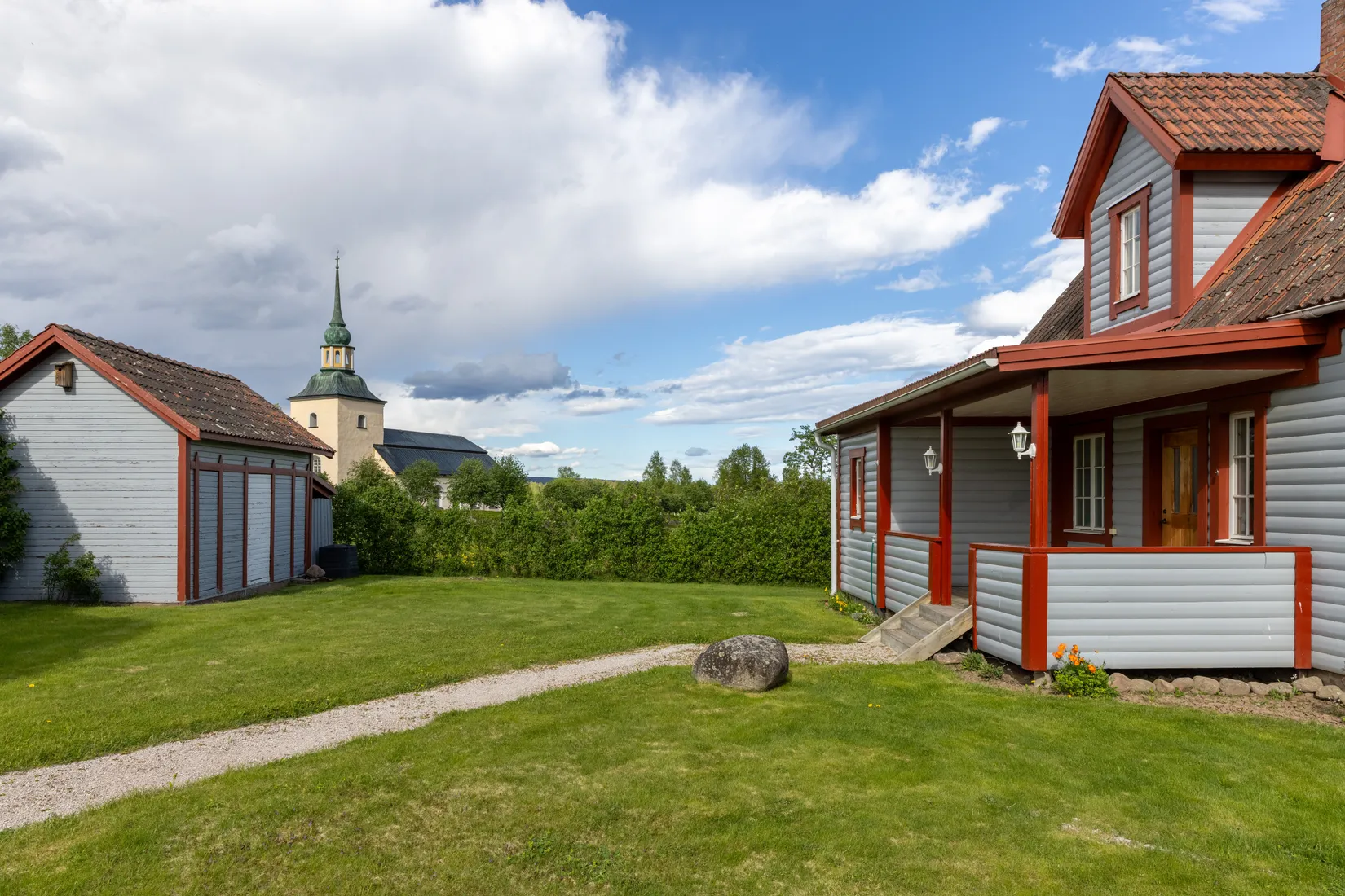 Villa, Kyrkvägen 4, Våmhus, Mora