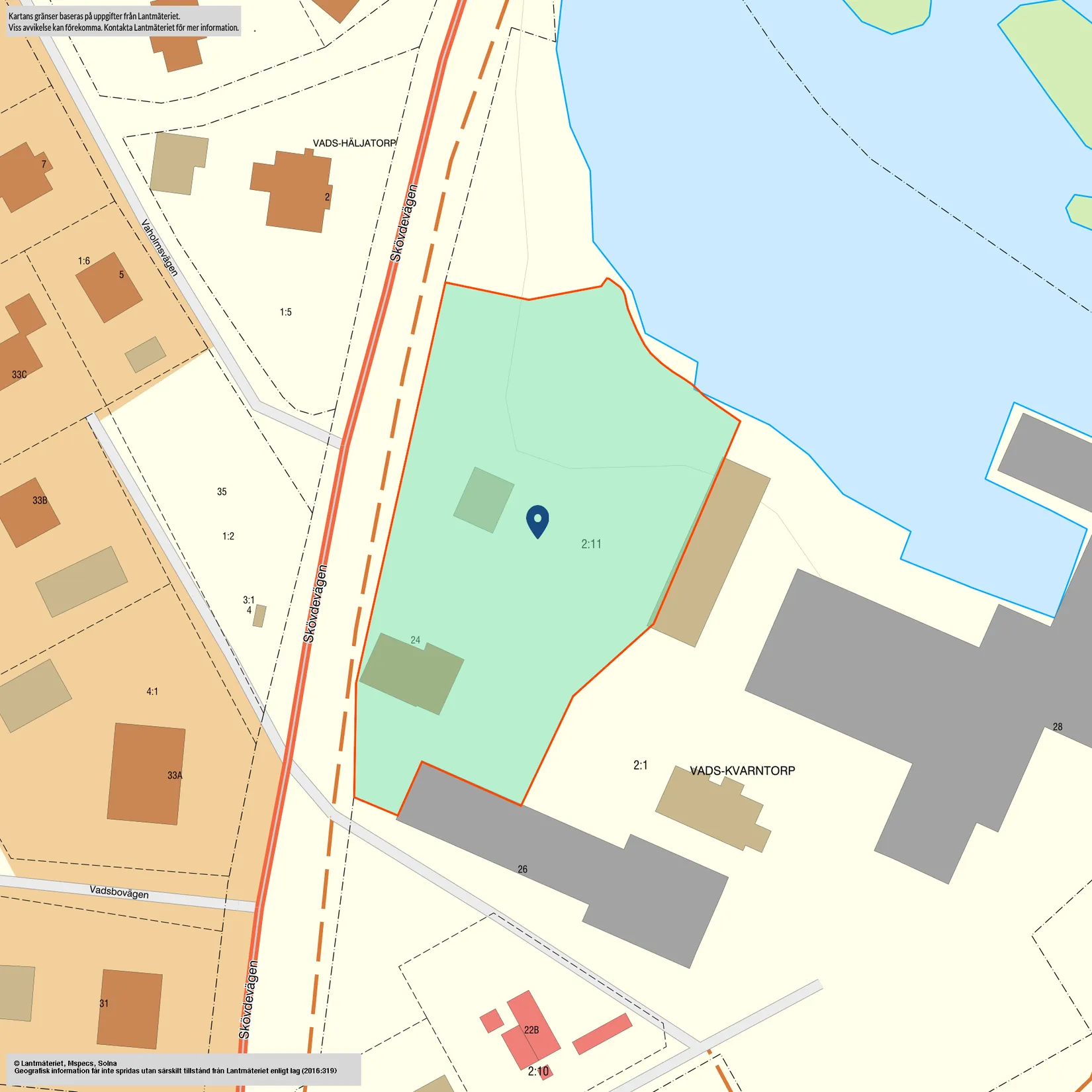 Villa, Skövdevägen 24, Vad, Skövde