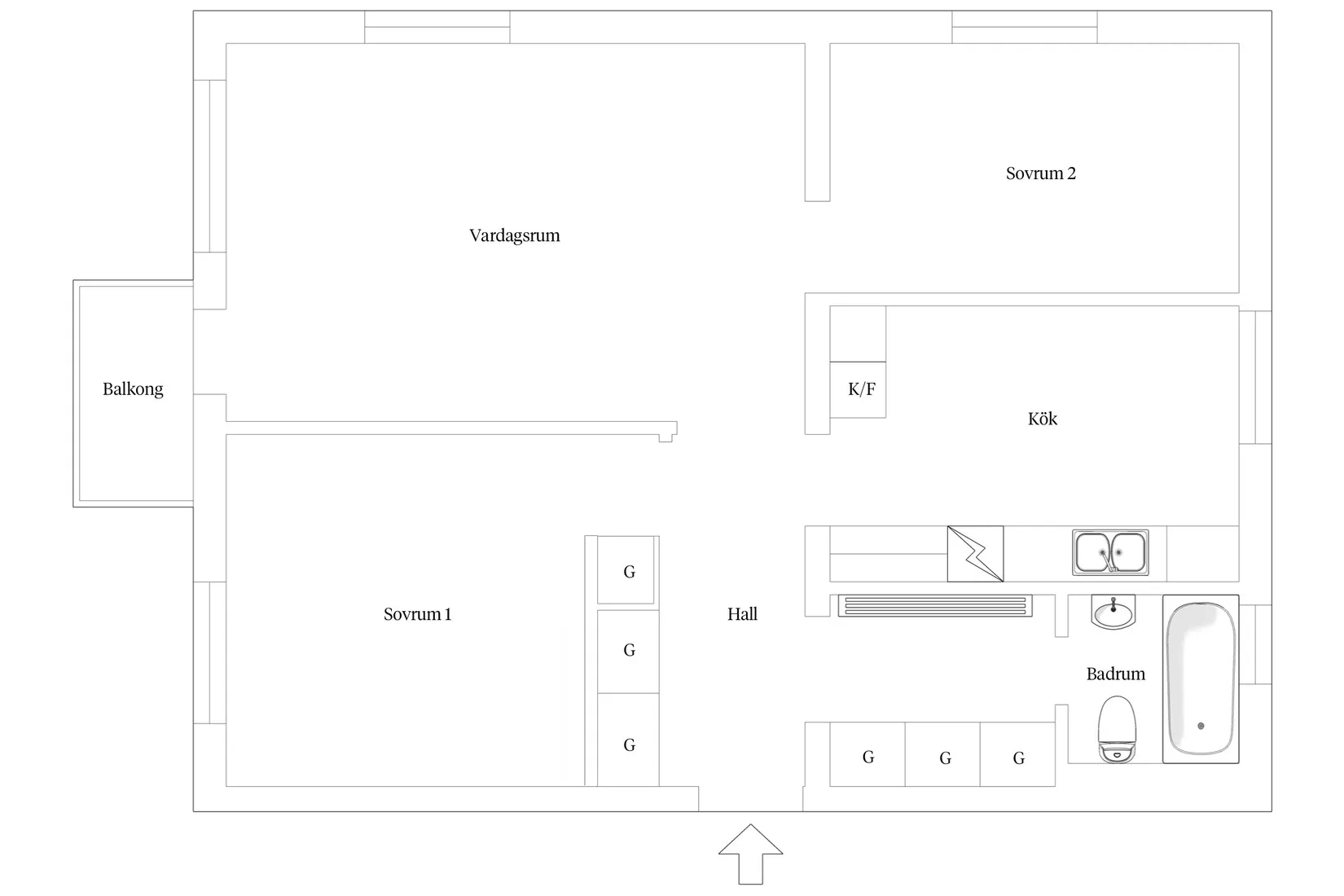Bostadsrätt, Bordsvägen 29, 3 tr, Gubbängen, Stockholm