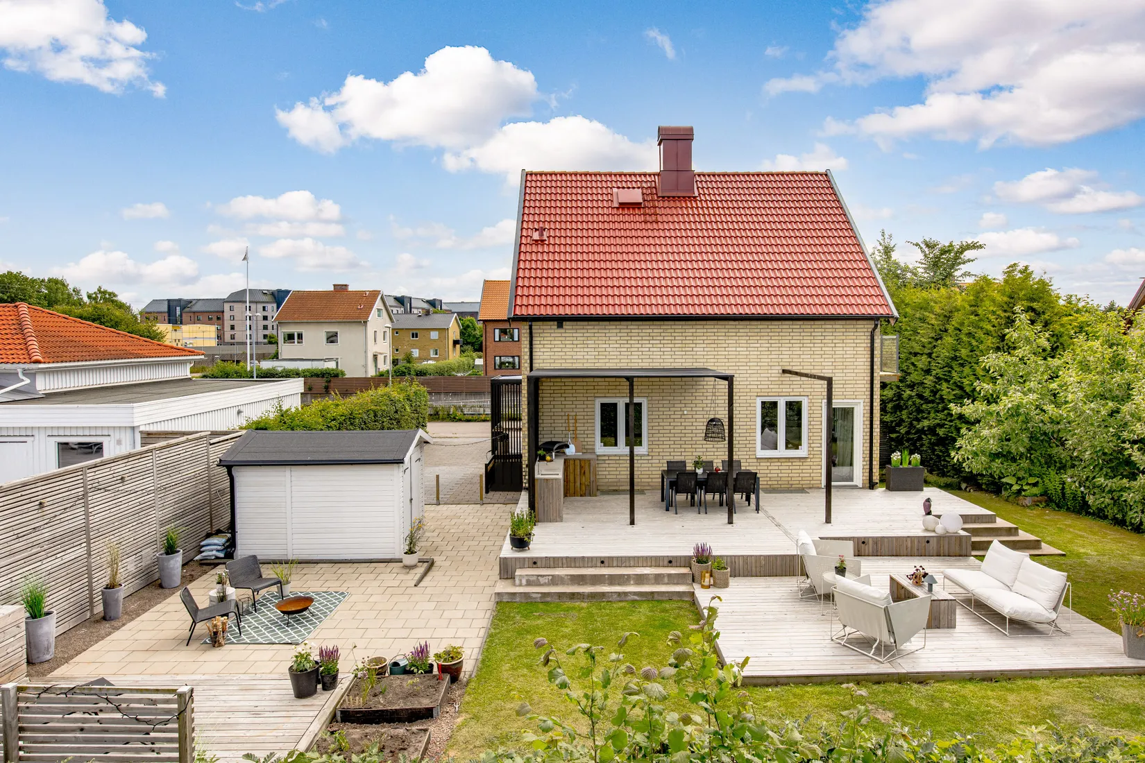 Villa, Wrangelsgatan 23, Furet, Halmstad