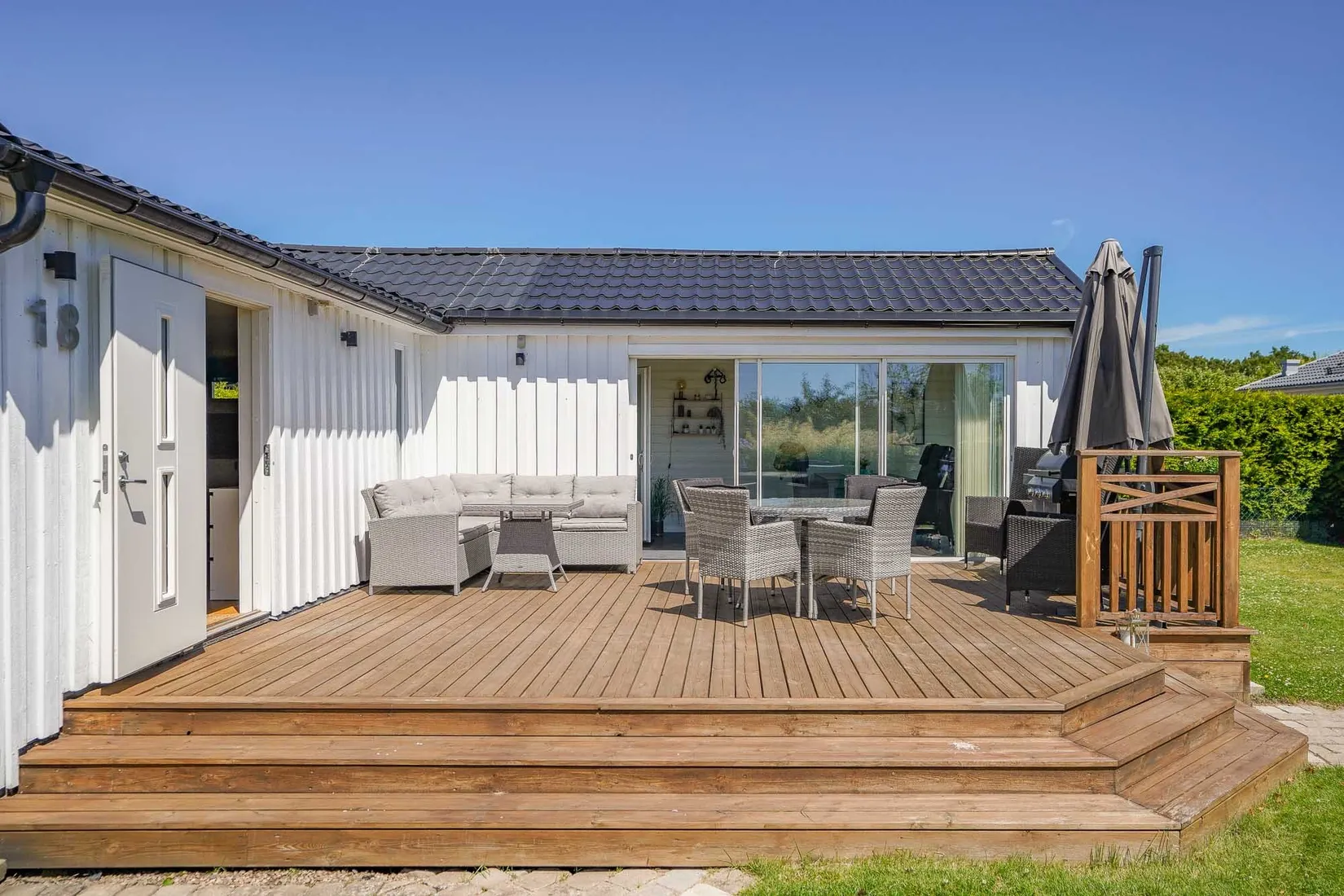Fritidshus, Rosgatan 18, Fritidsområdet Västervall, Östra stranden, Halmstad