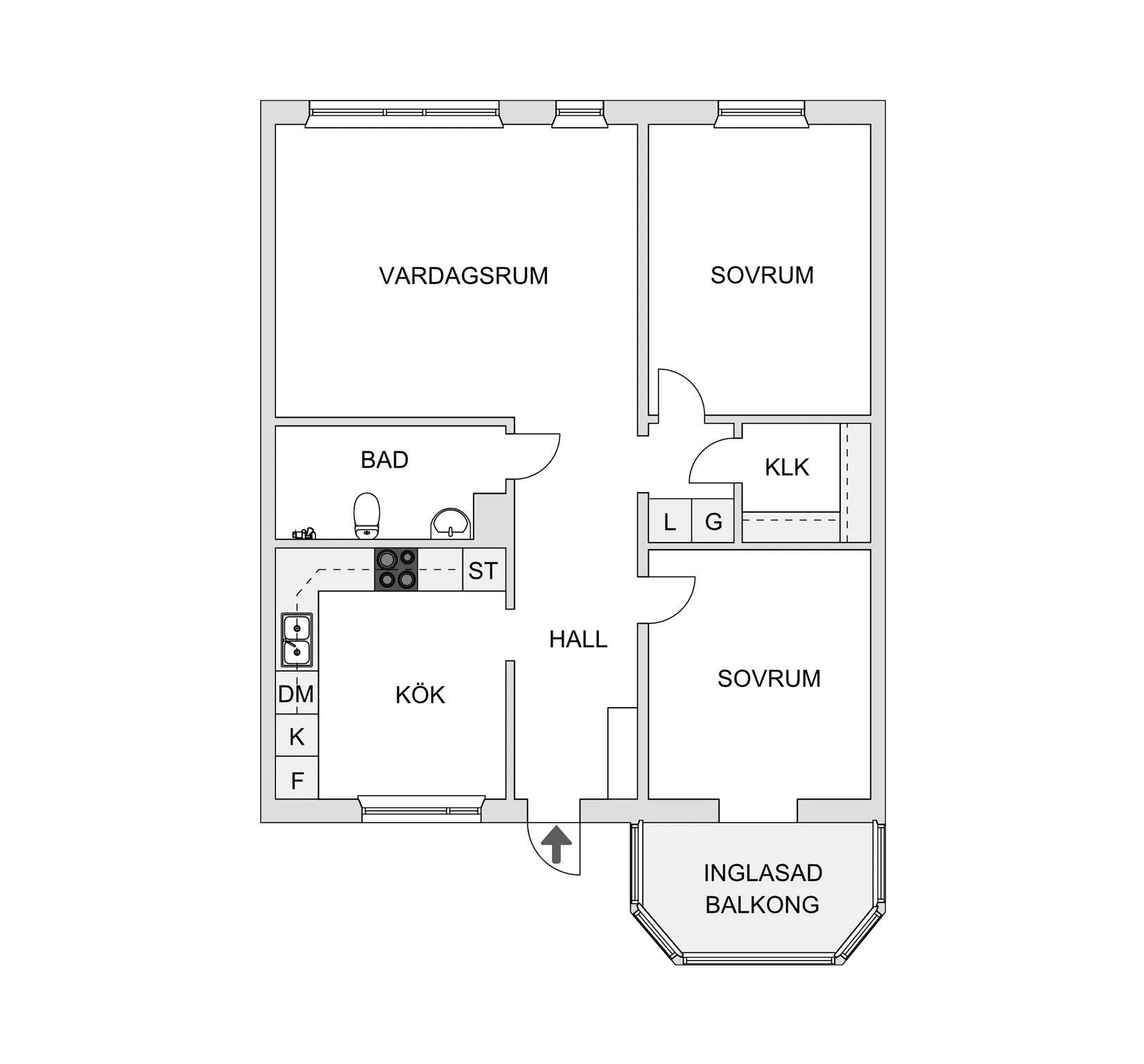 Bostadsrätt, Gröna gränd 9, Centrala Östersund, Östersund