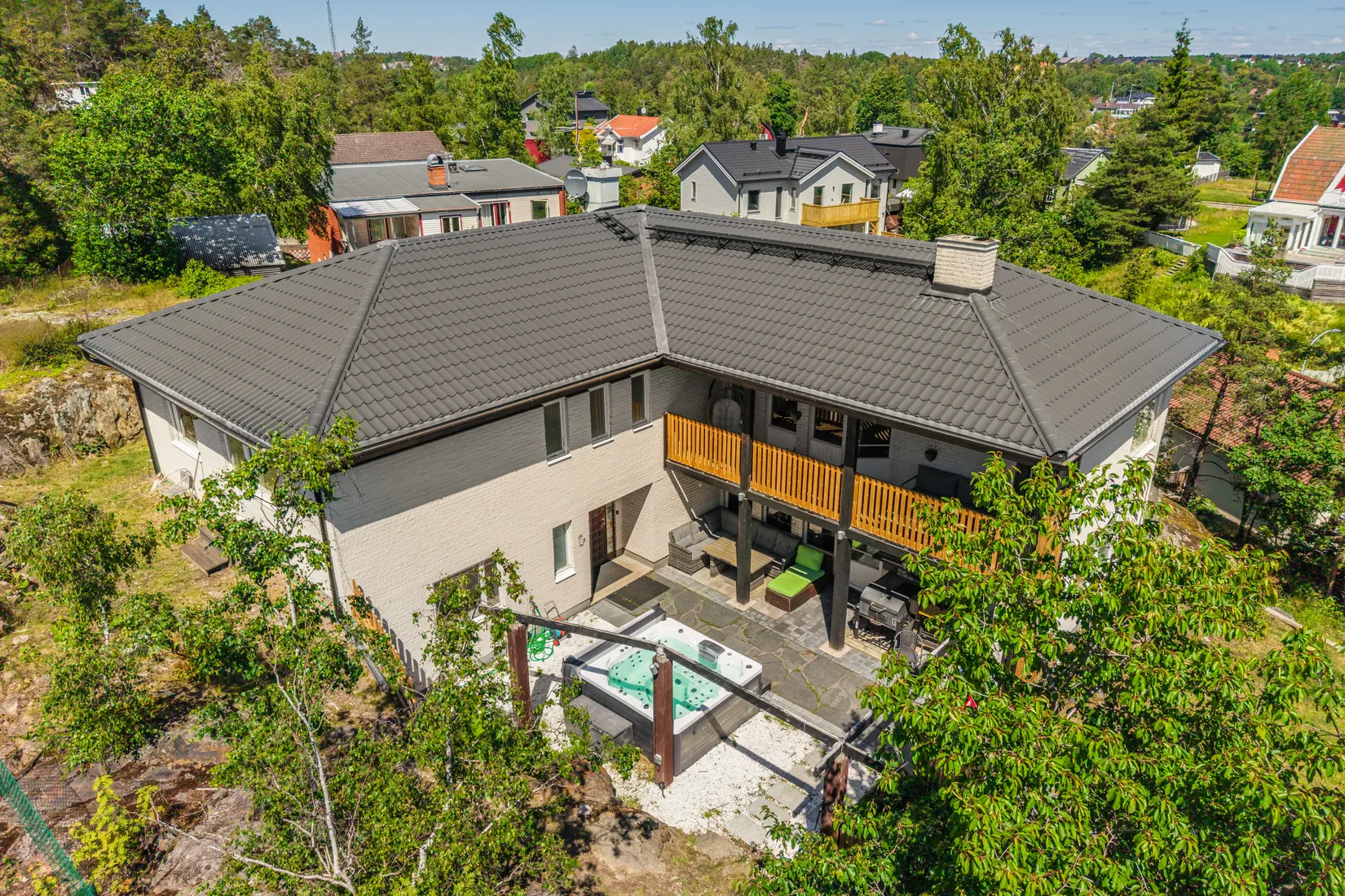 Villa, Granvägen 5, Fullersta, Huddinge
