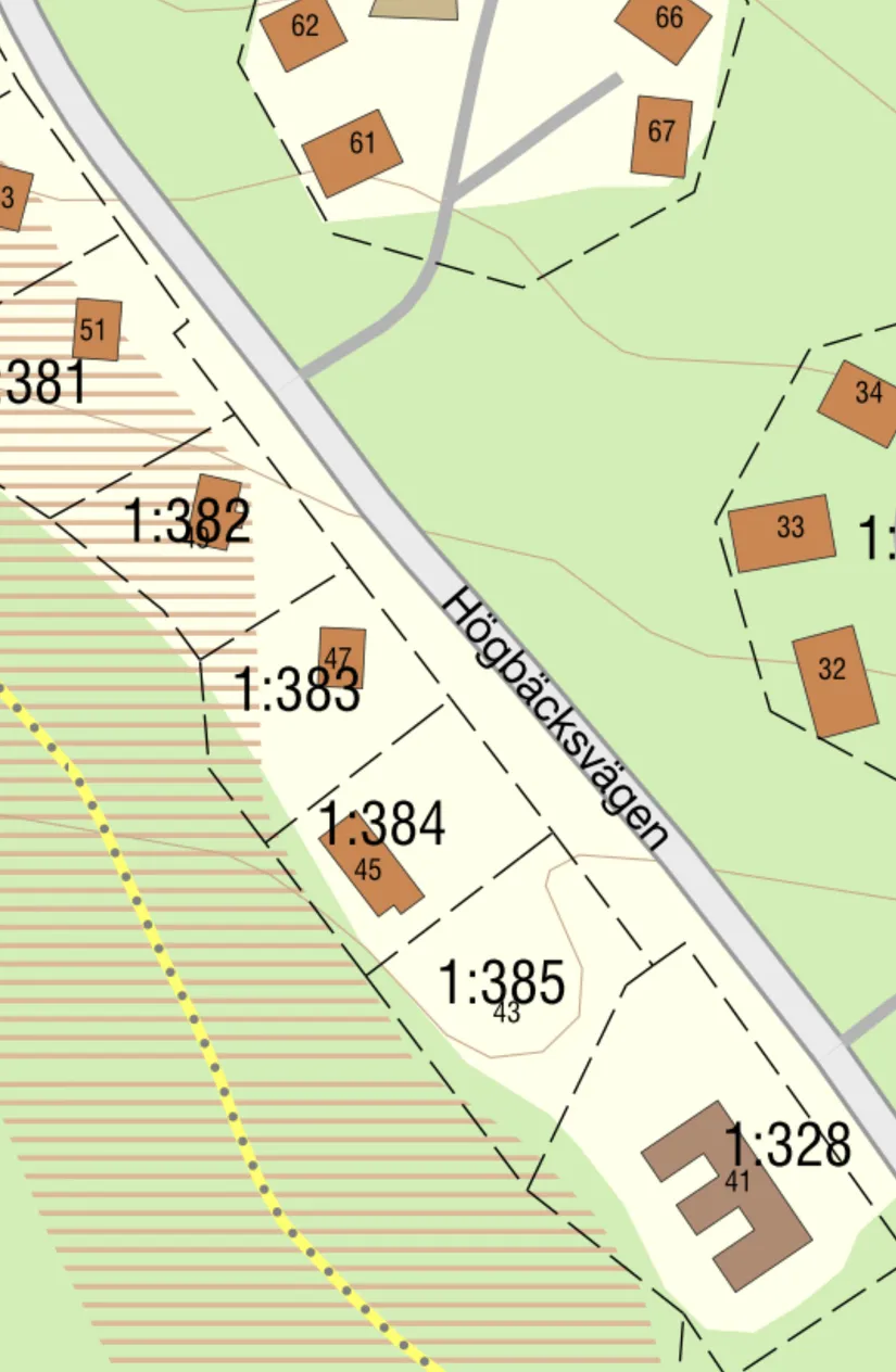 Tomt, Högbäcksvägen 45, Lofsdalen, Härjedalen
