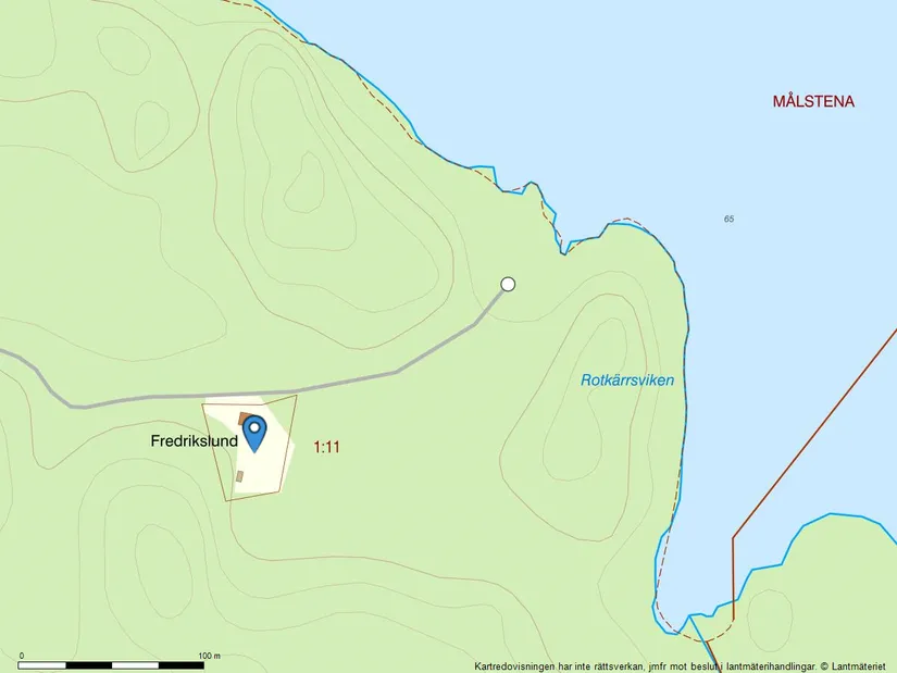 Fritidshus, Målstena Fredrikslund, Åtvidaberg