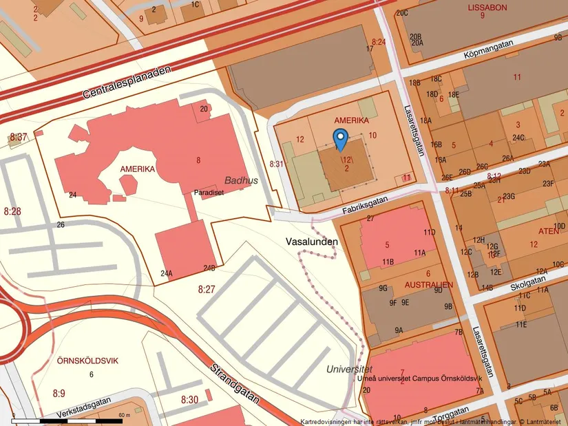 Bostadsrätt, Lasarettsgatan 13, Centralt, Örnsköldsvik