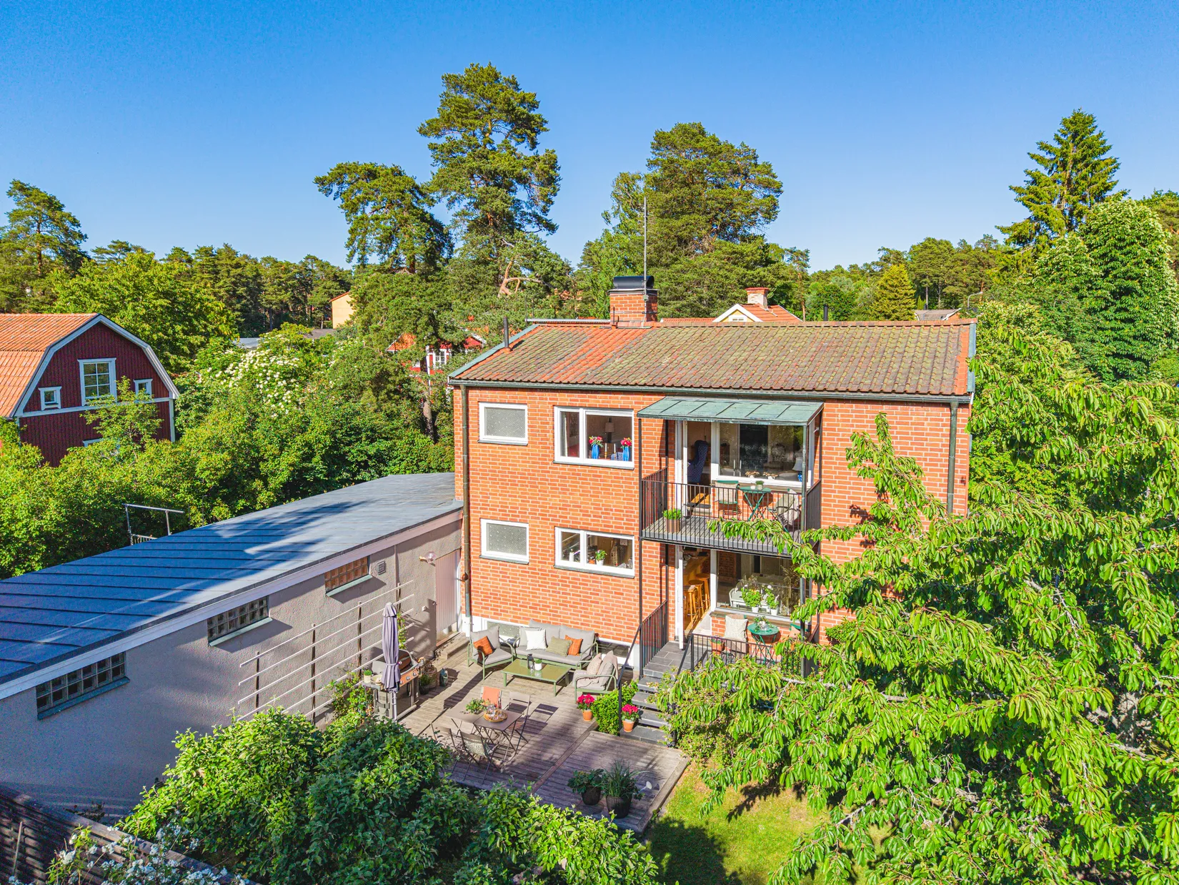 Villa, Radhus, Grönstensvägen 3A, Eriksberg, Uppsala