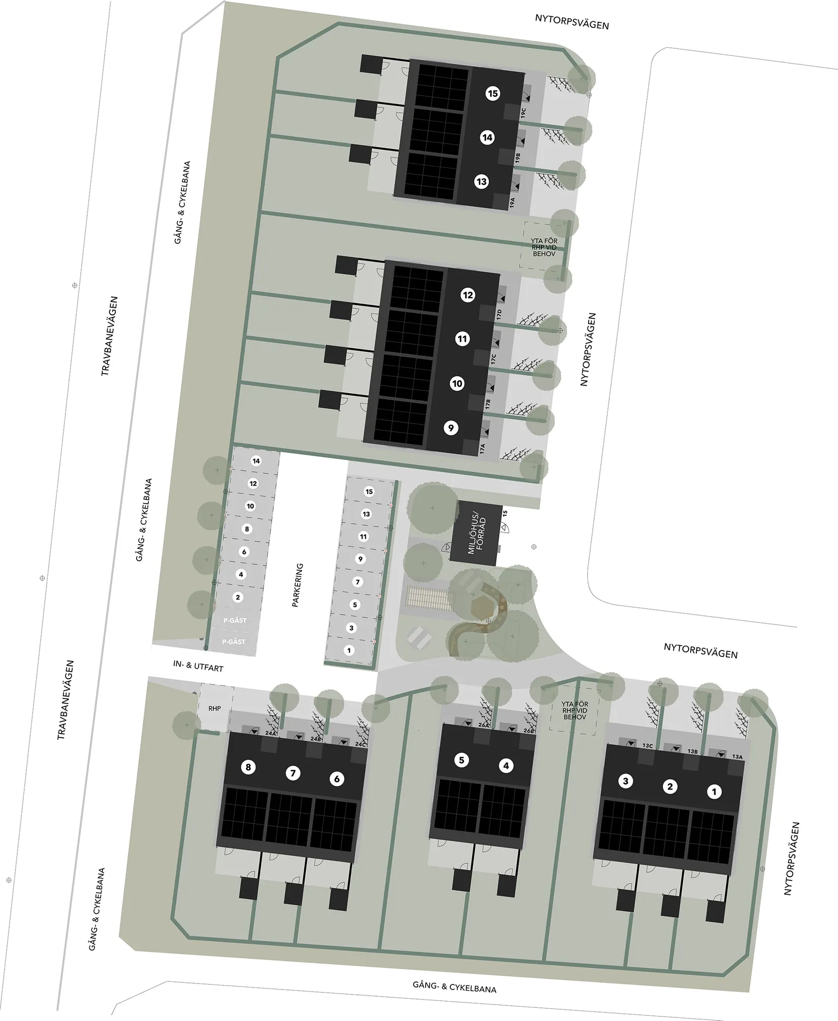 Bostadsrätt, Radhus, Nytorpsvägen, Marieberg, Örebro
