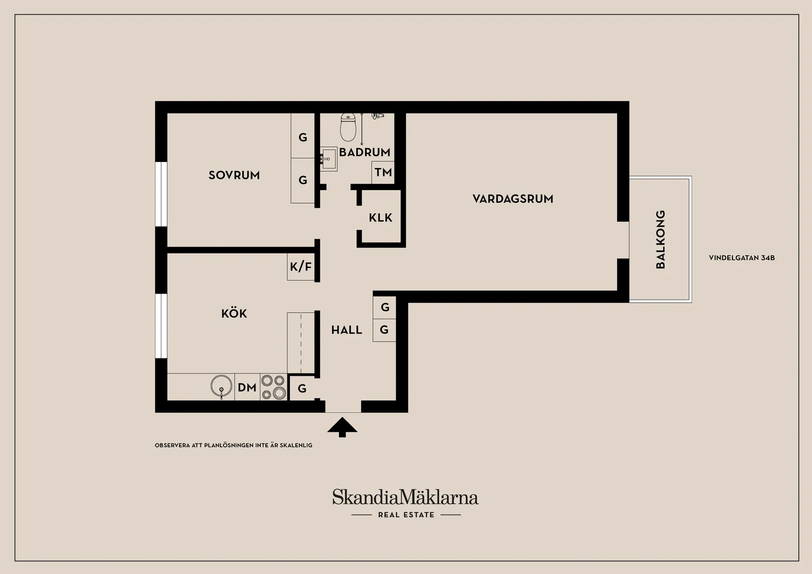Bostadsrätt, Vindelgatan 34B, Byttorp, Borås