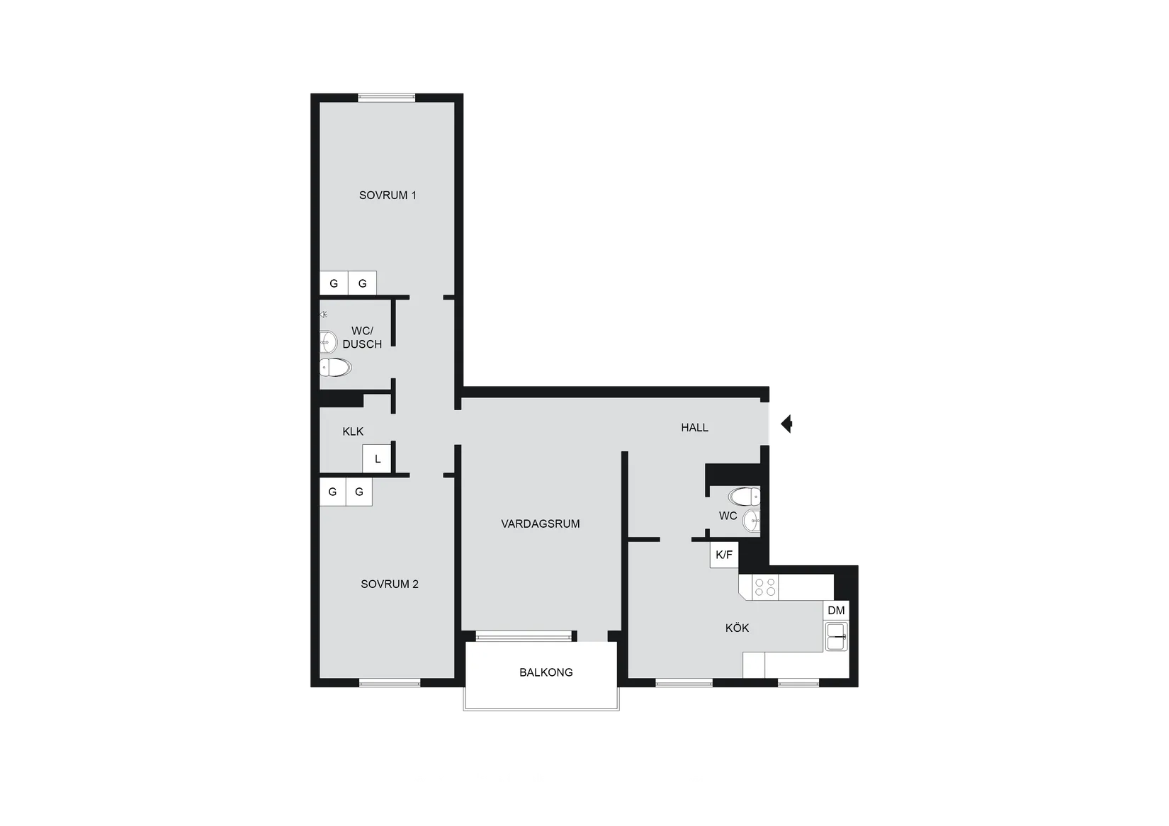 Bostadsrätt, Radarvägen 1, Hägernäs, Täby