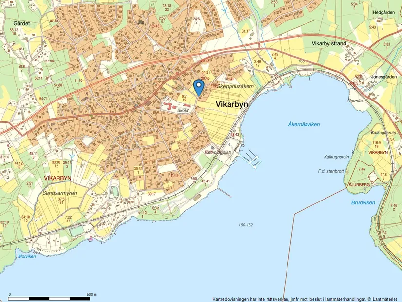 Tomt, efter Strandvägen, Vikarbyn, Rättvik