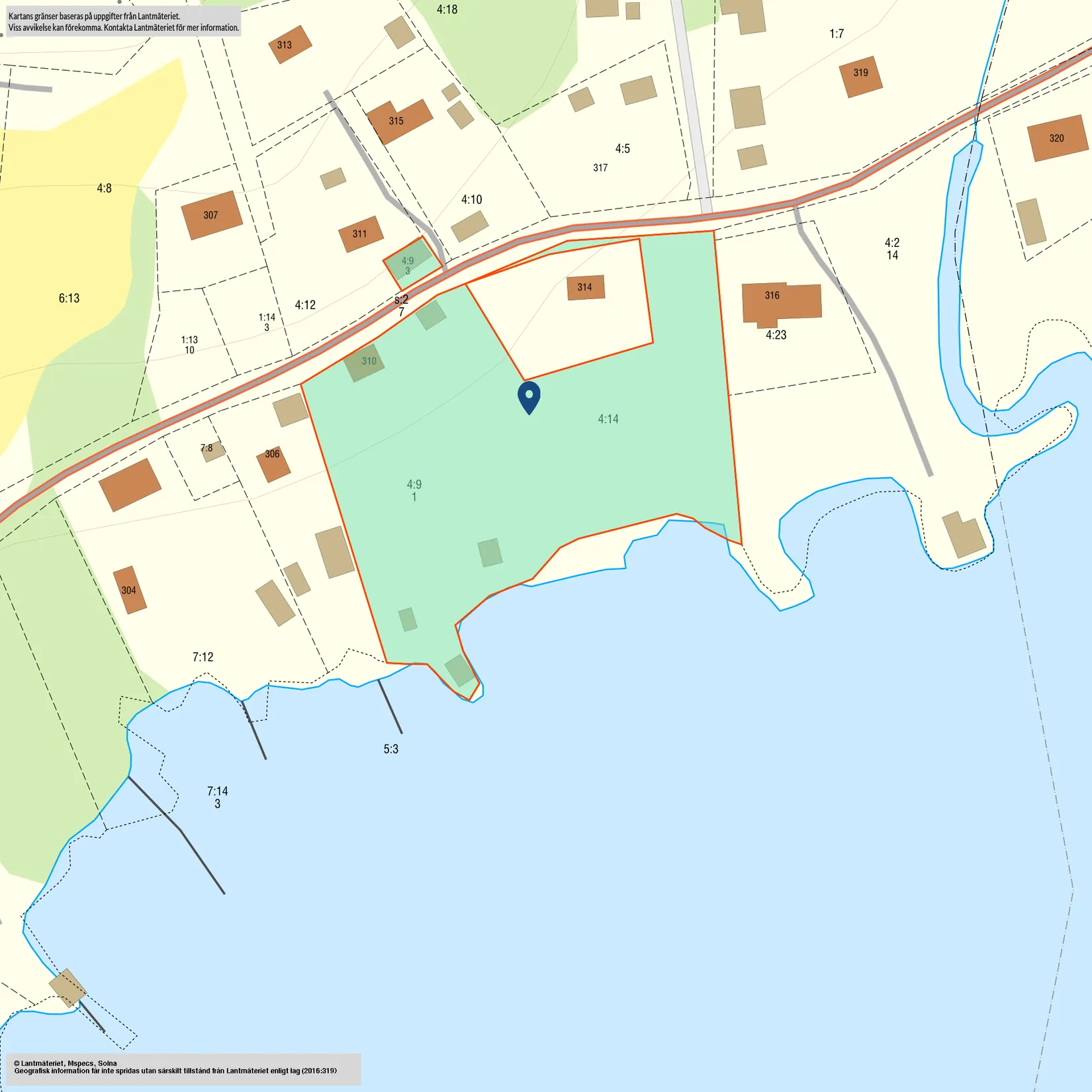 Tomt, Käxed 310, Käxed, Kramfors