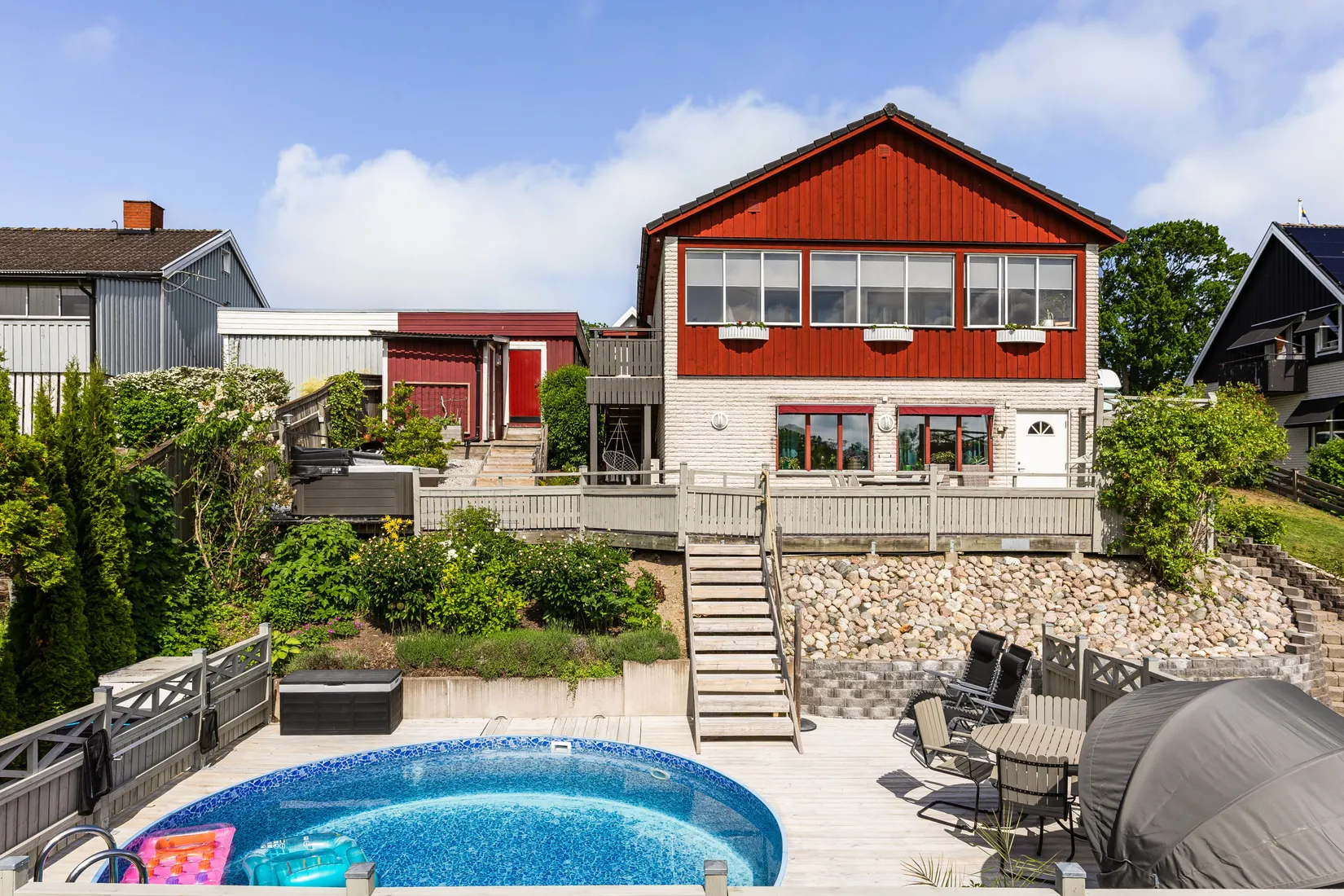 Villa, Vattentornsgatan 13, Övre Holm, Motala