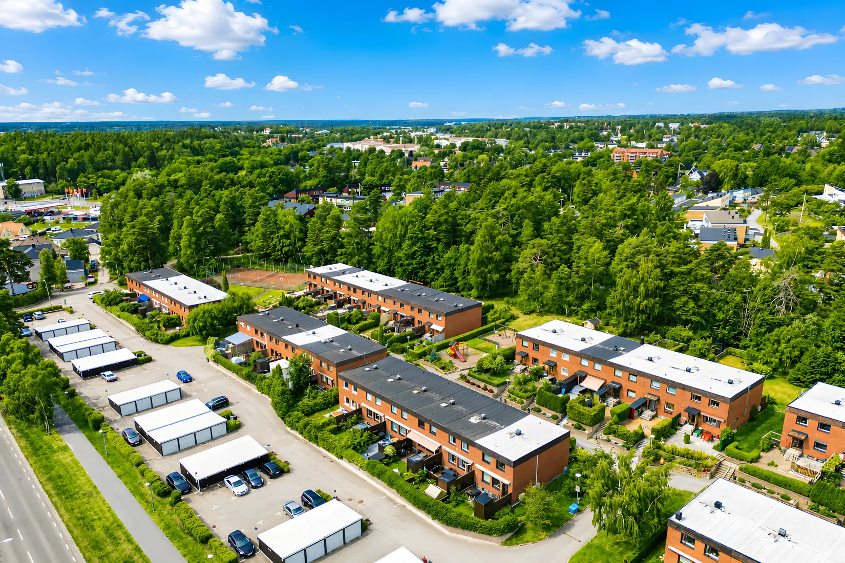 Villa, Radhus, Blåvidegränd 56, Vällingby - Vinsta, Stockholm