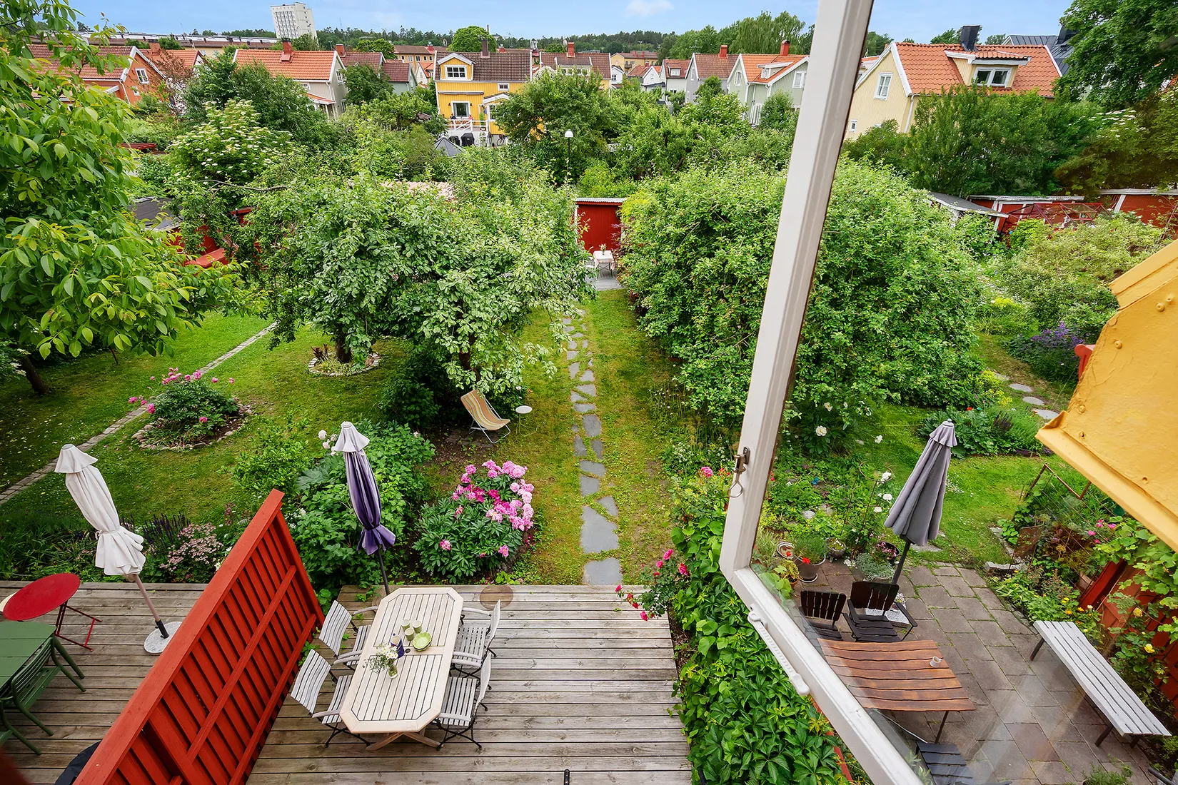 Radhus, Margaretavägen 28, Gamla Enskede, Stockholm