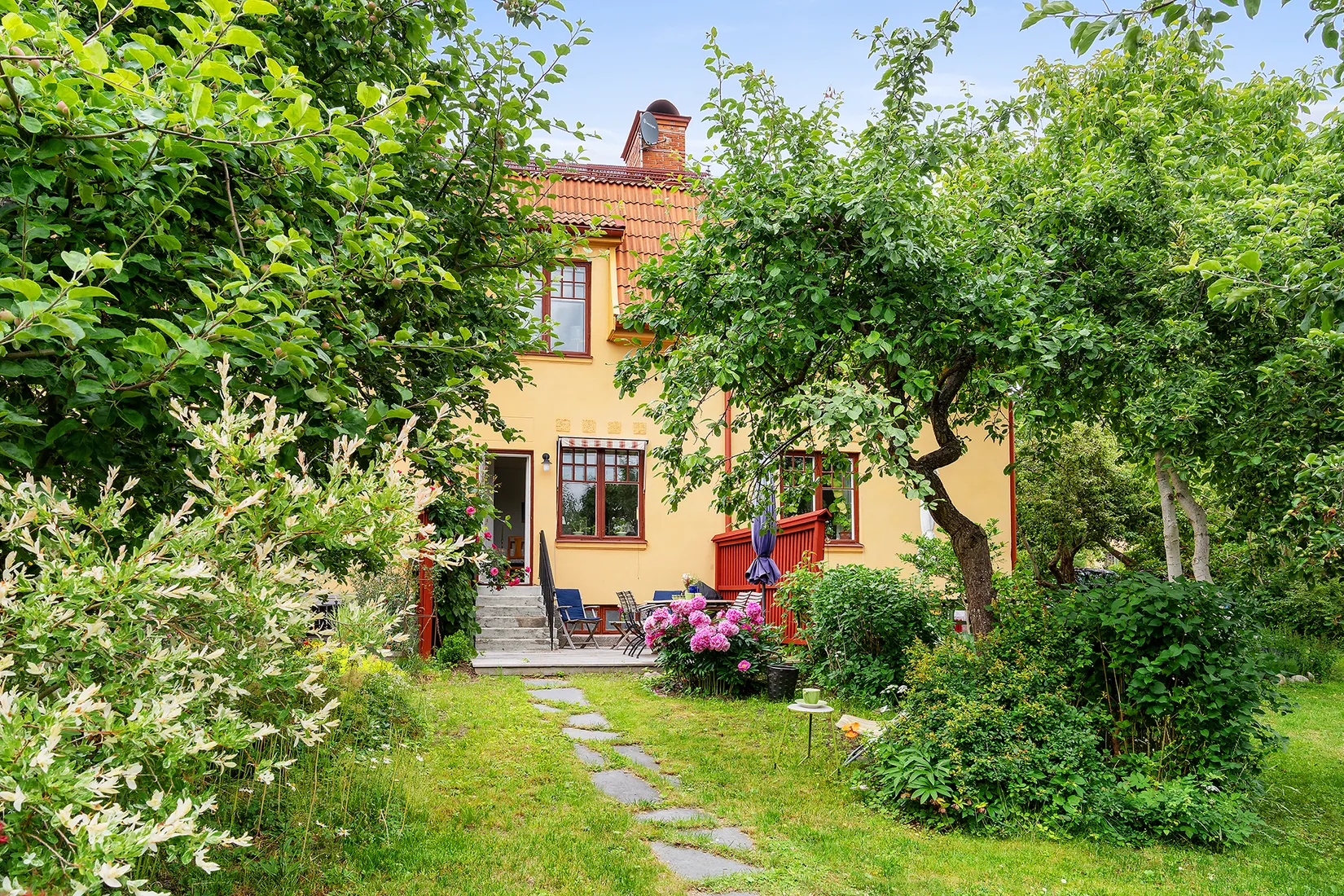 Radhus, Margaretavägen 28, Gamla Enskede, Stockholm