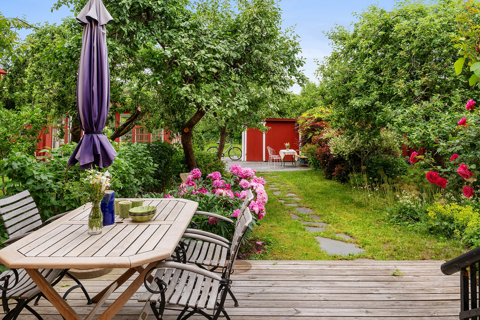 Radhus, Margaretavägen 28, Gamla Enskede, Stockholm